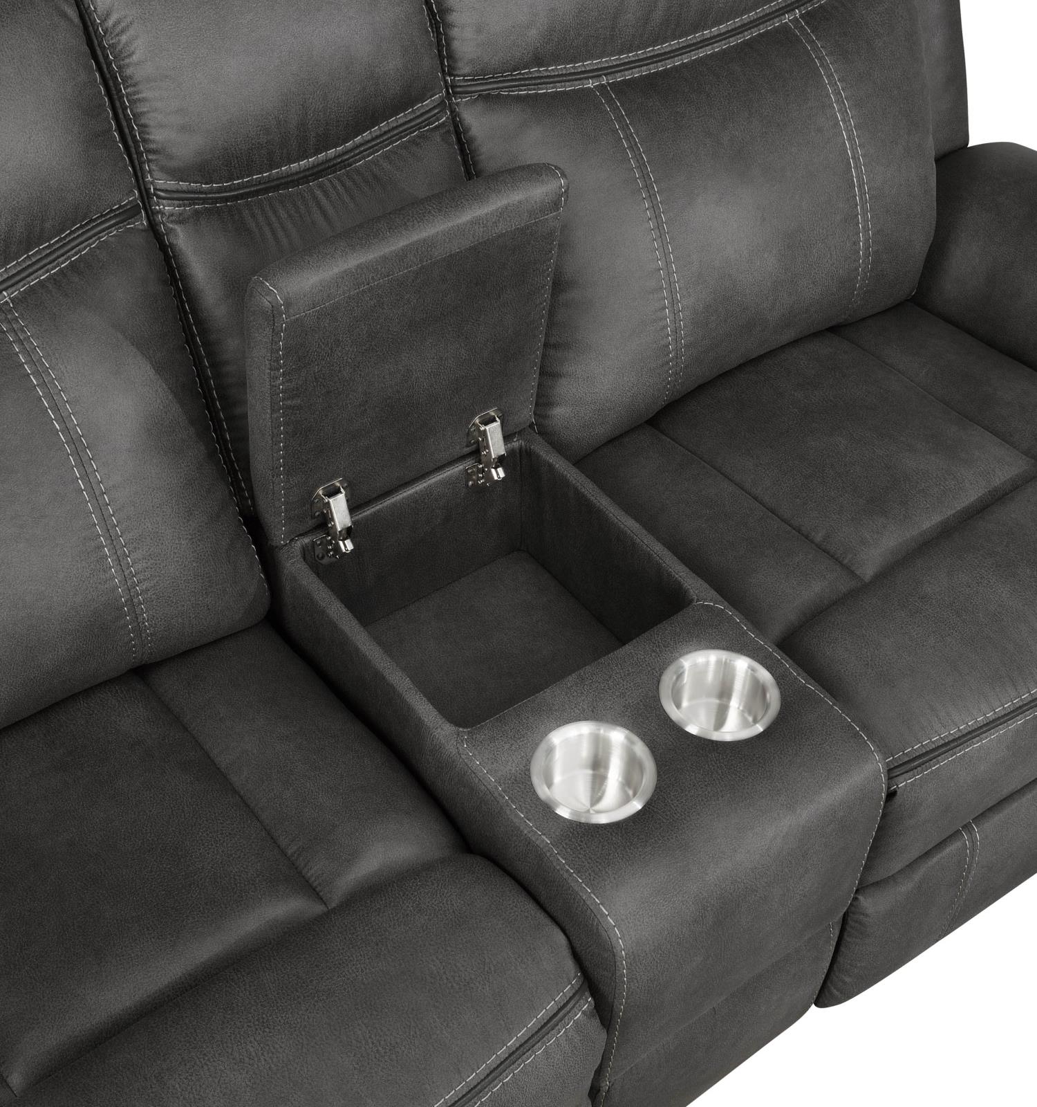 Lawrence Upholstered Tufted Back Motion Loveseat - 603505 - Luna Furniture - Dallas Store