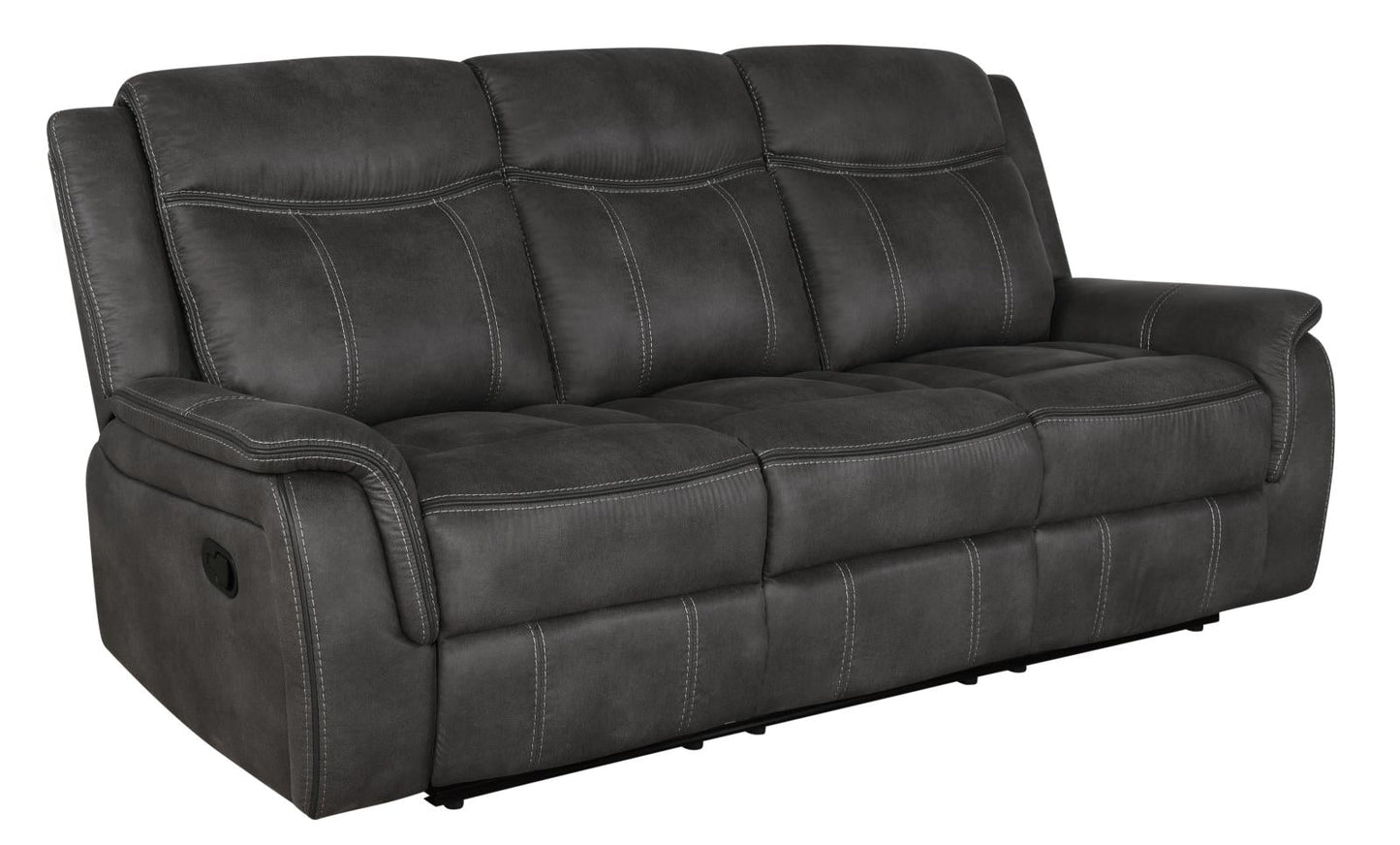 Lawrence Upholstered Tufted Back Motion Sofa - 603504 - Luna Furniture - Dallas Store