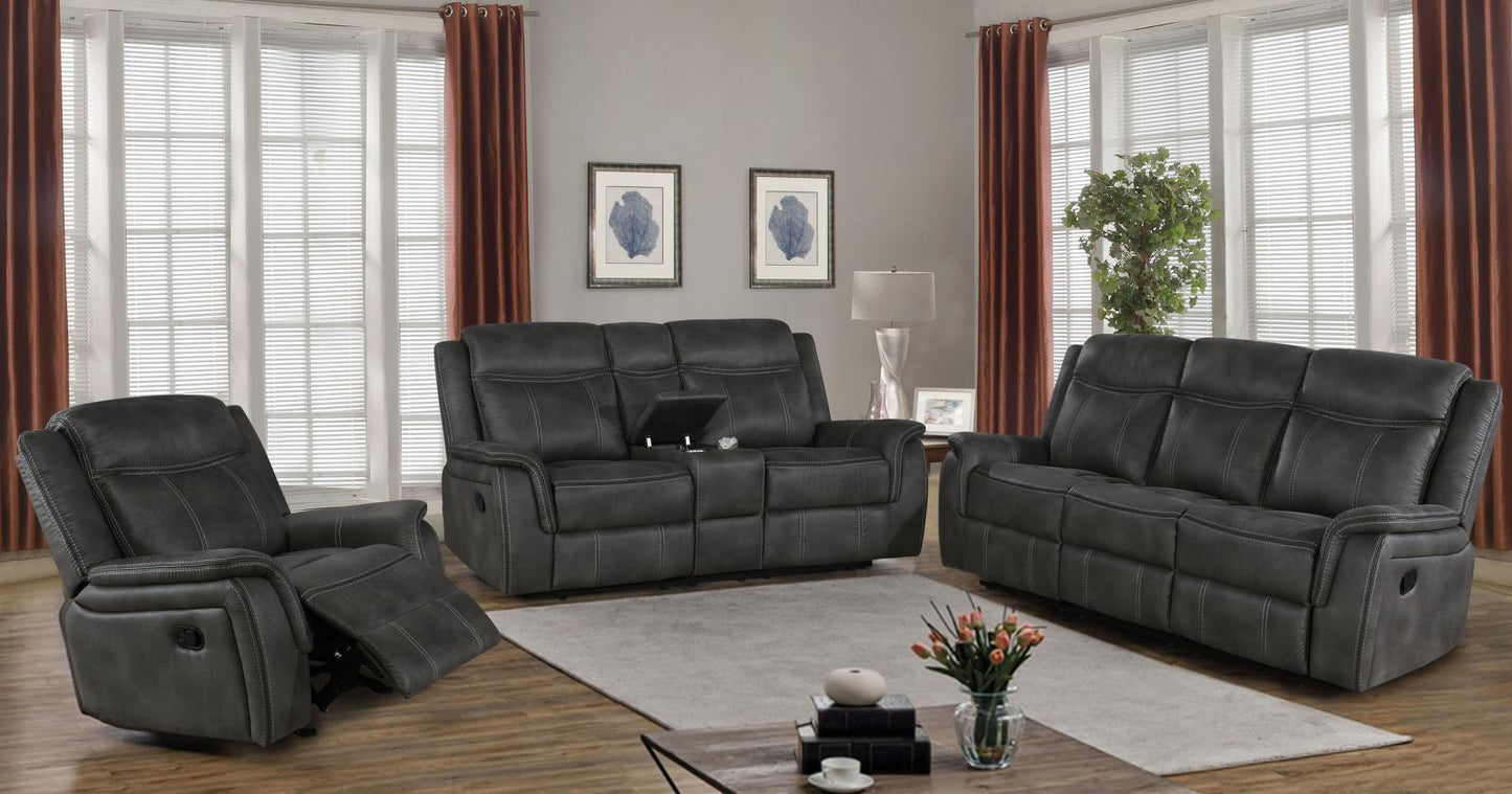 Lawrence Upholstered Tufted Back Motion Sofa - 603504 - Luna Furniture - Dallas Store
