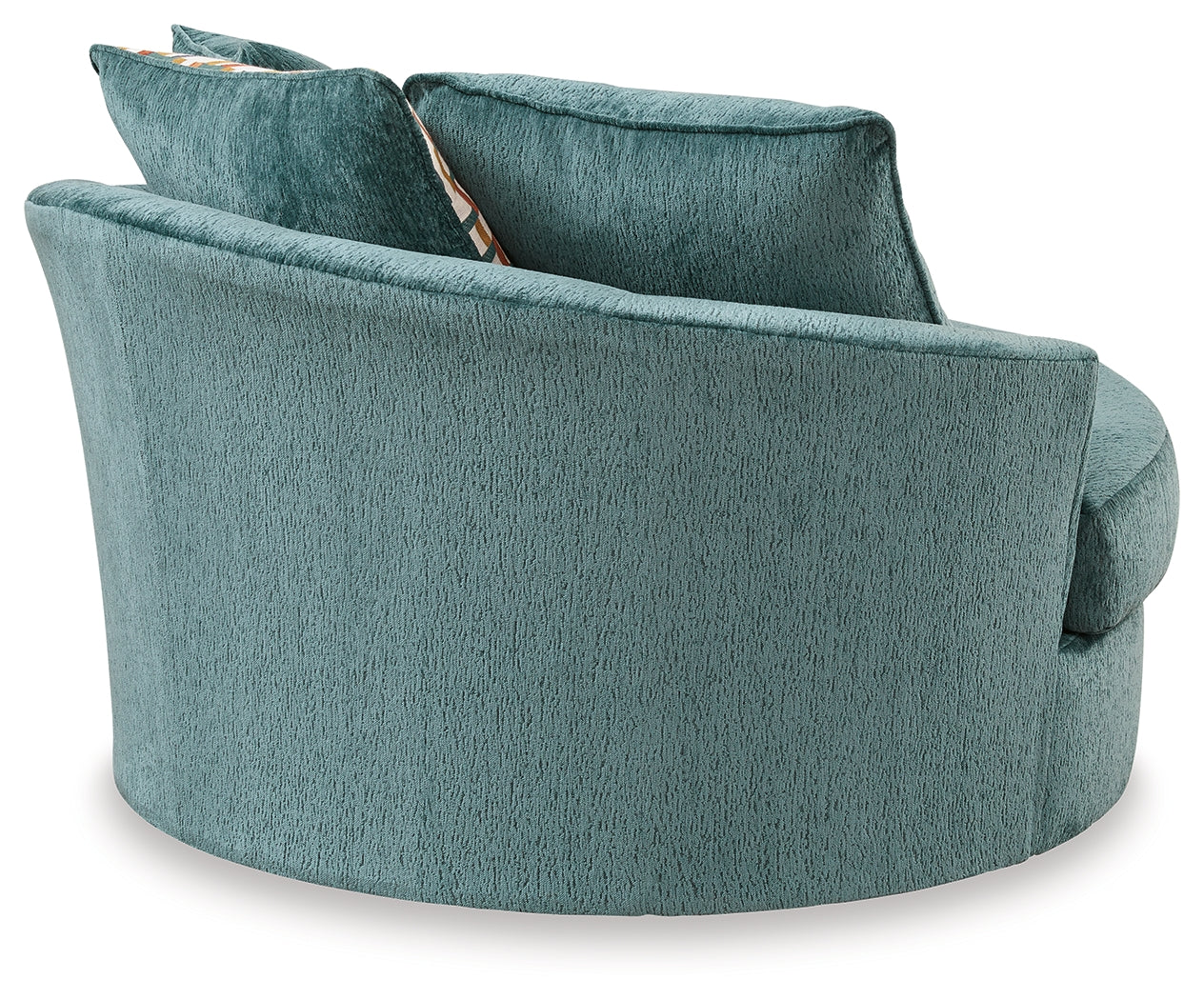 Laylabrook Teal Oversized Swivel Accent Chair - 9220621 - Luna Furniture - Dallas Store
