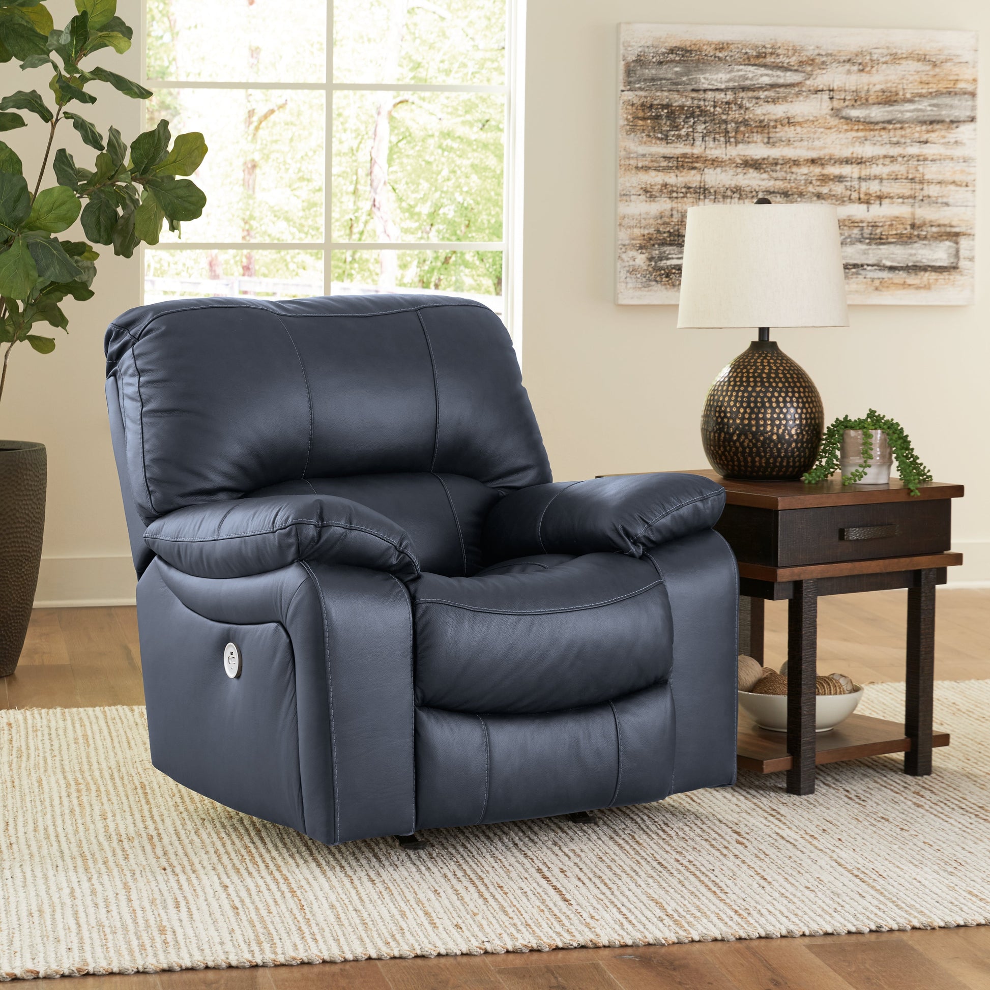 Leesworth Ocean Power Recliner - U4380998 - Luna Furniture - Dallas Store