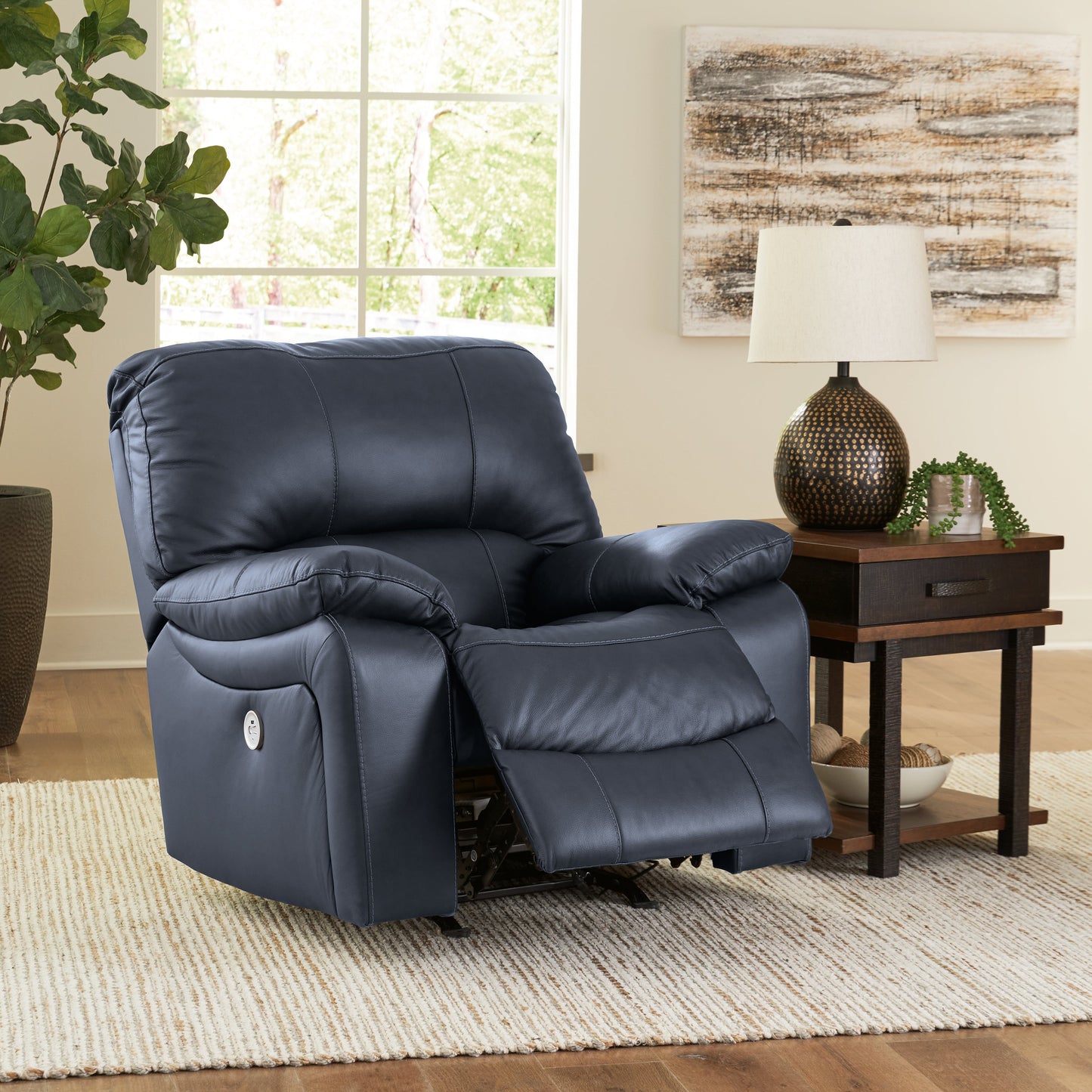 Leesworth Ocean Power Recliner - U4380998 - Luna Furniture - Dallas Store