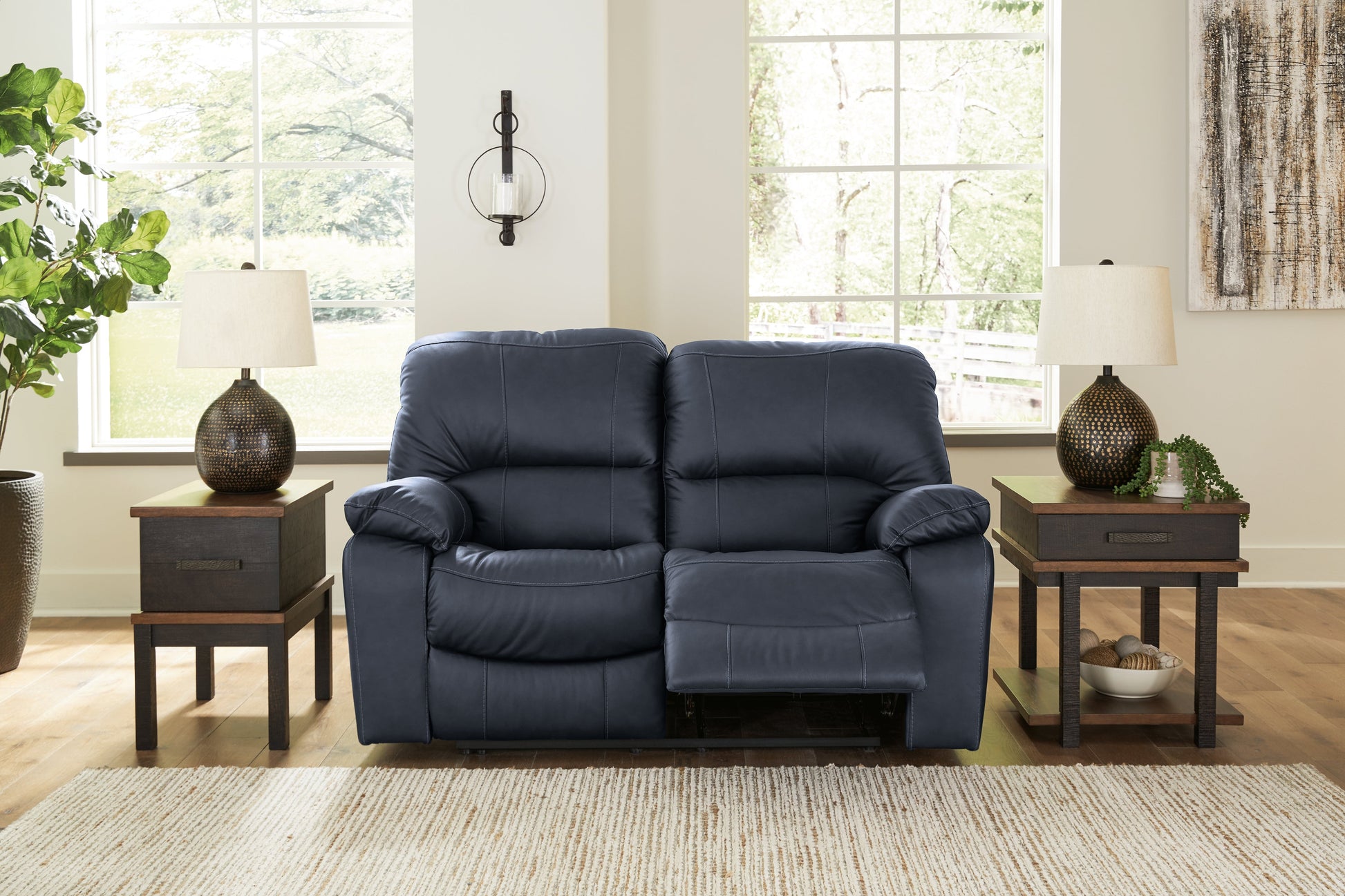 Leesworth Ocean Power Reclining Loveseat - U4380974 - Luna Furniture - Dallas Store
