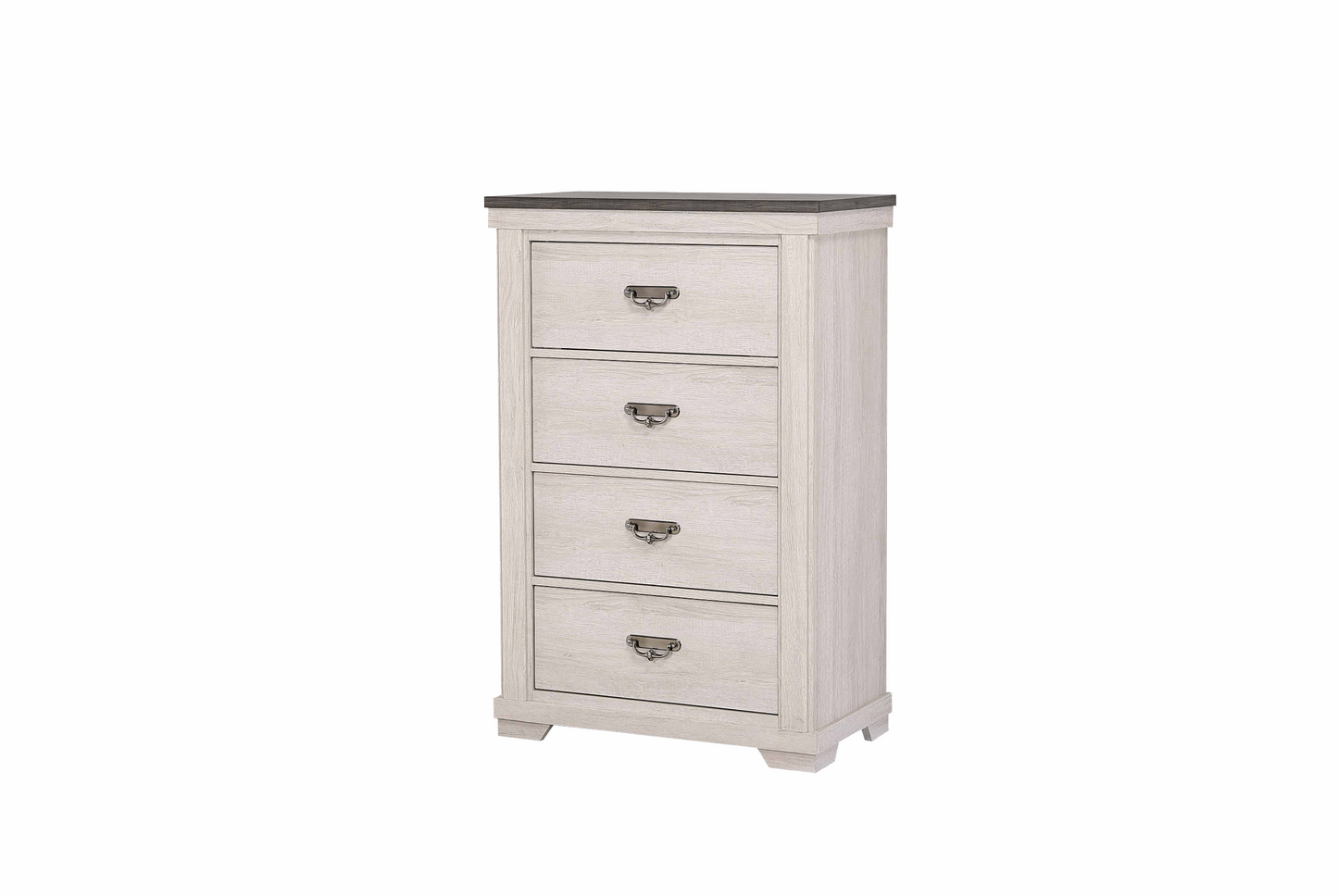 Leighton Cream/Brown Chest - B8180-4 - Luna Furniture - Dallas Store