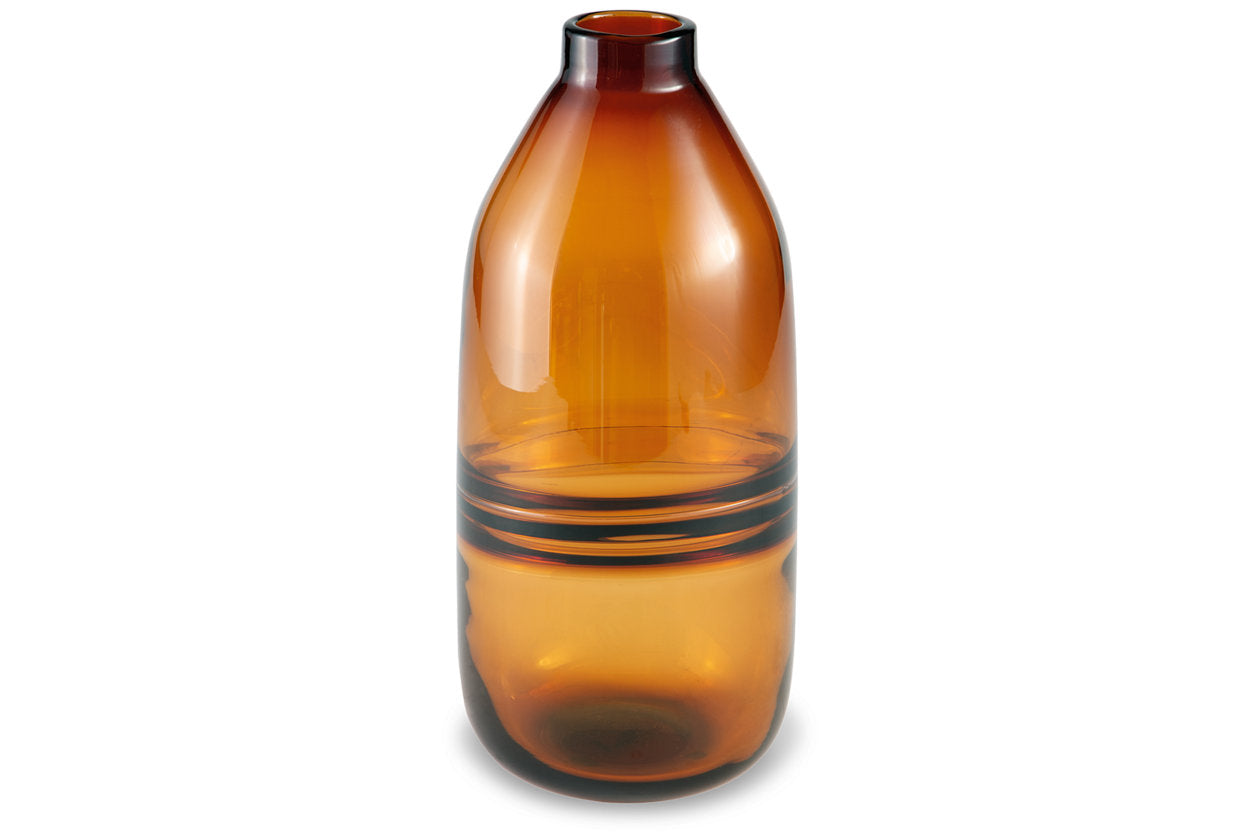 Lemmitt Amber Vase - A2000541 - Luna Furniture - Dallas Store