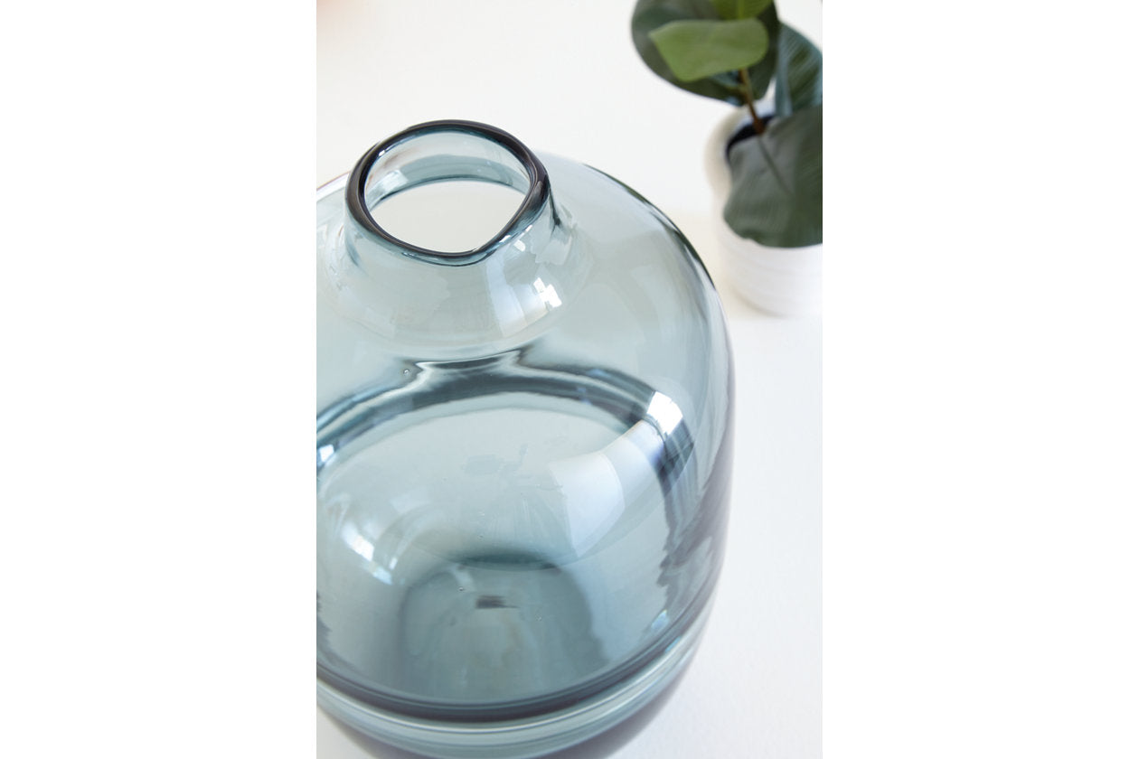 Lemmitt Teal Vase - A2000540 - Luna Furniture - Dallas Store