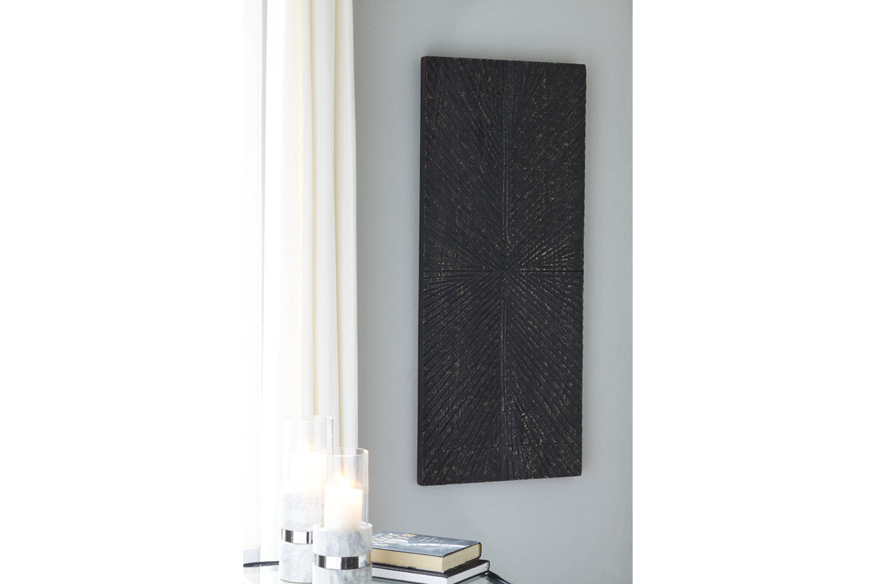 Lenora Antique Black Wall Decor - A8010281 - Luna Furniture - Dallas Store