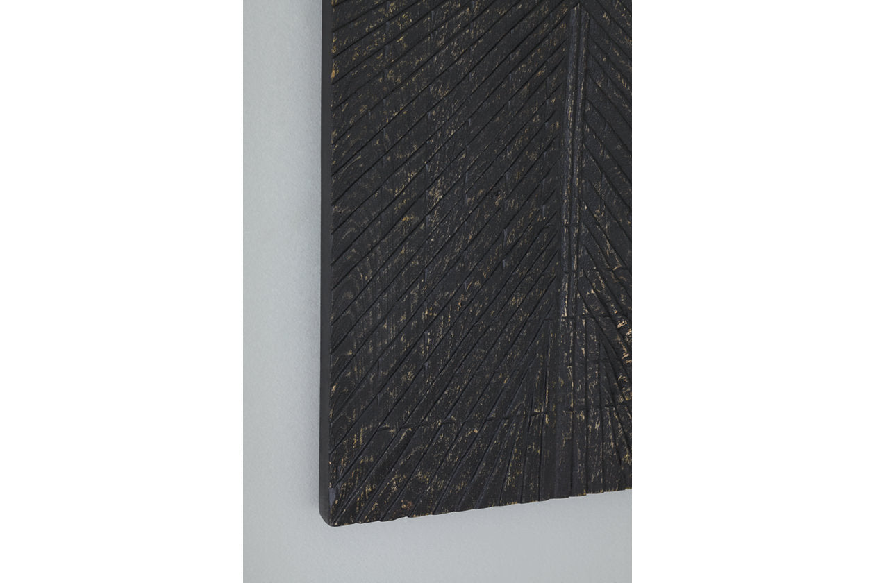Lenora Antique Black Wall Decor - A8010281 - Luna Furniture - Dallas Store