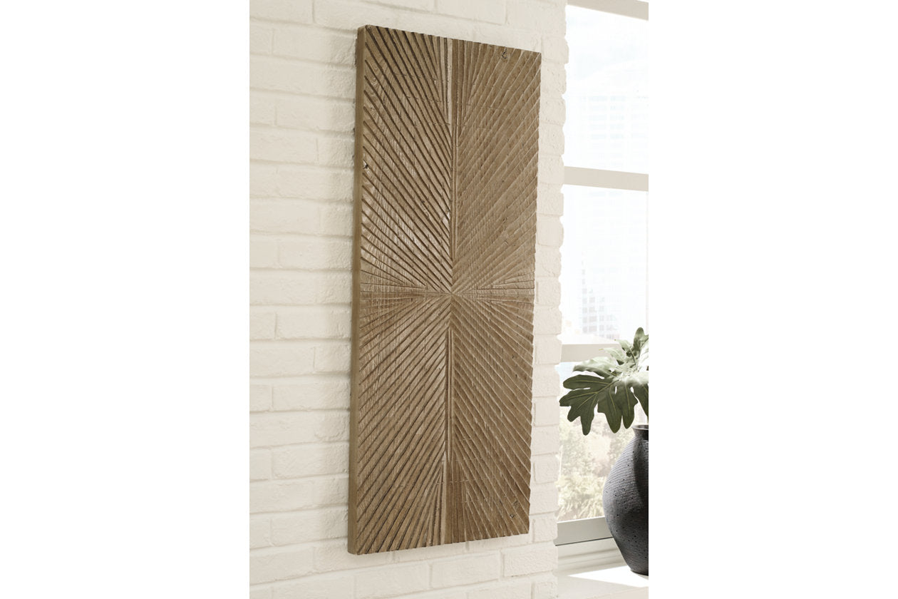 Lenora Distressed Brown Wall Decor - A8010280 - Luna Furniture - Dallas Store