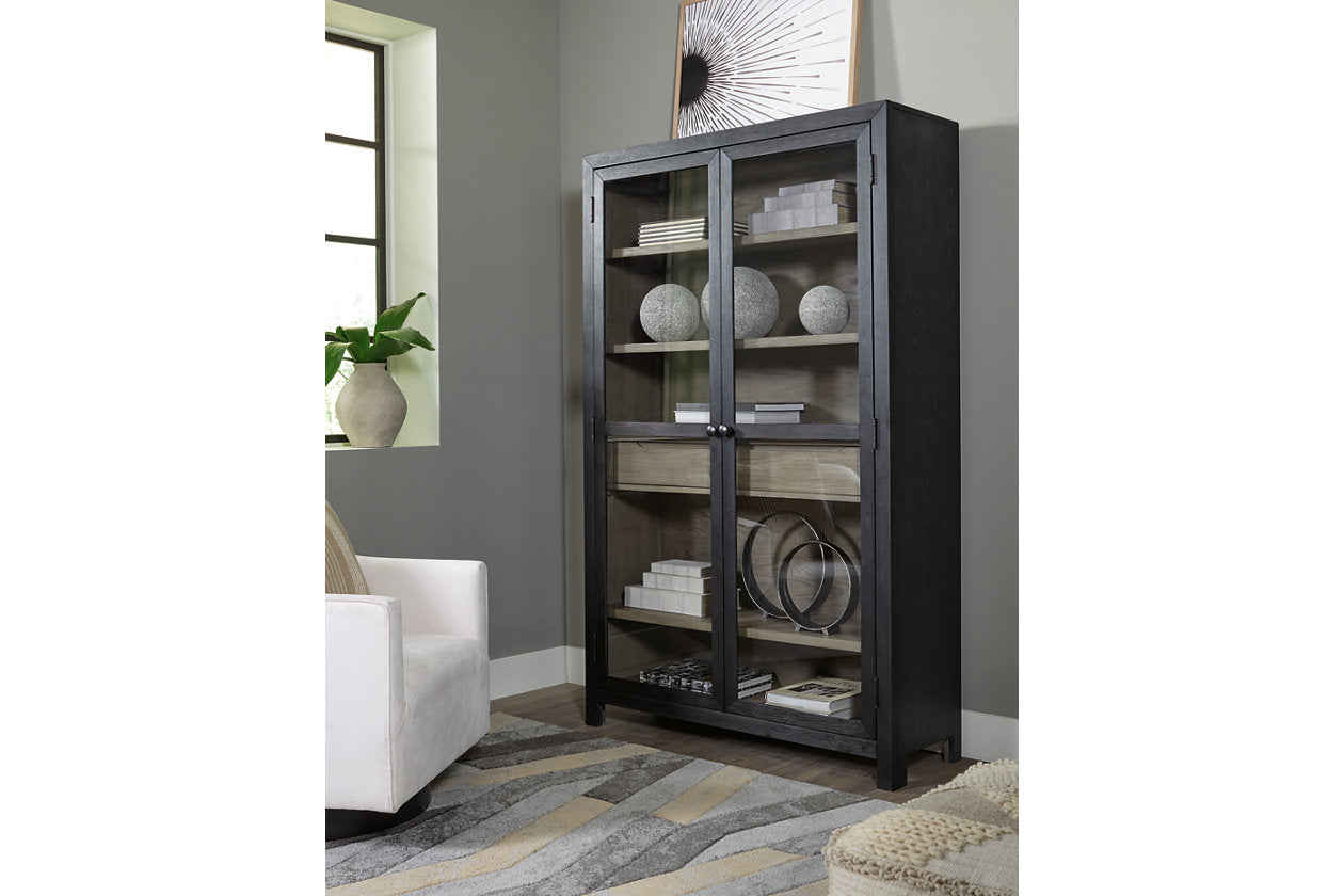 Lenston Black/Gray Accent Cabinet - A4000507 - Luna Furniture - Dallas Store