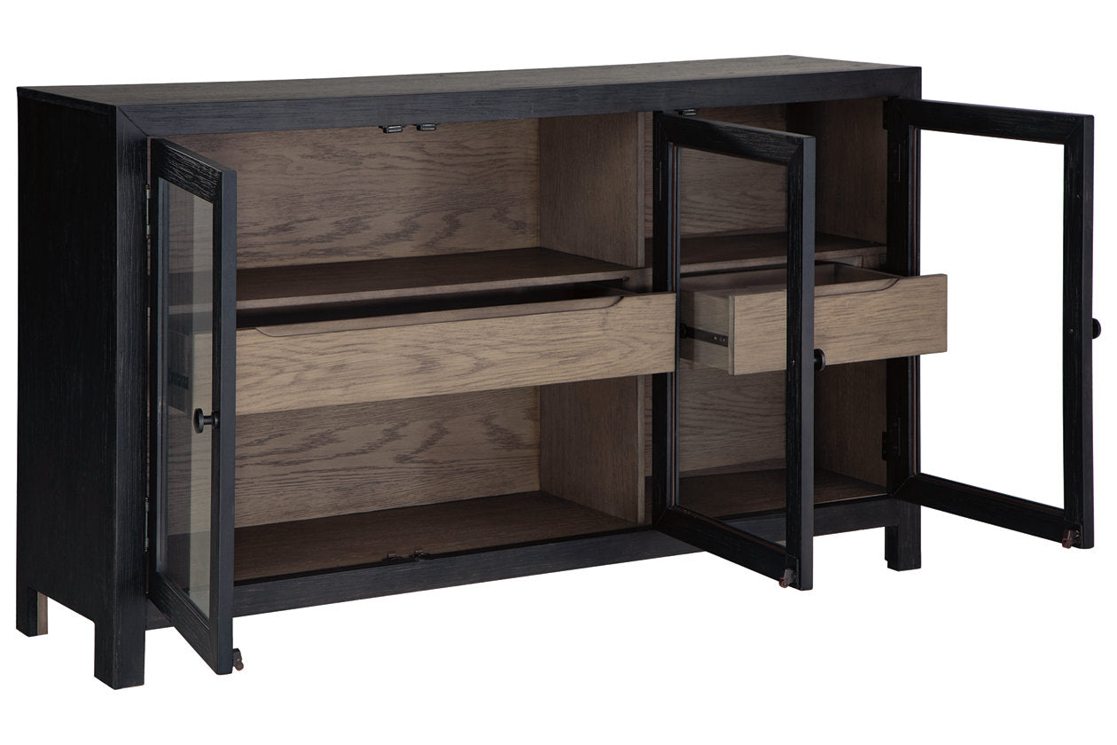 Lenston Black/Gray Accent Cabinet - A4000508 - Luna Furniture - Dallas Store