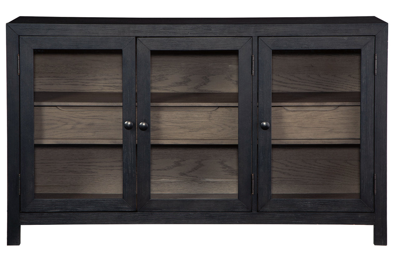 Lenston Black/Gray Accent Cabinet - A4000508 - Luna Furniture - Dallas Store