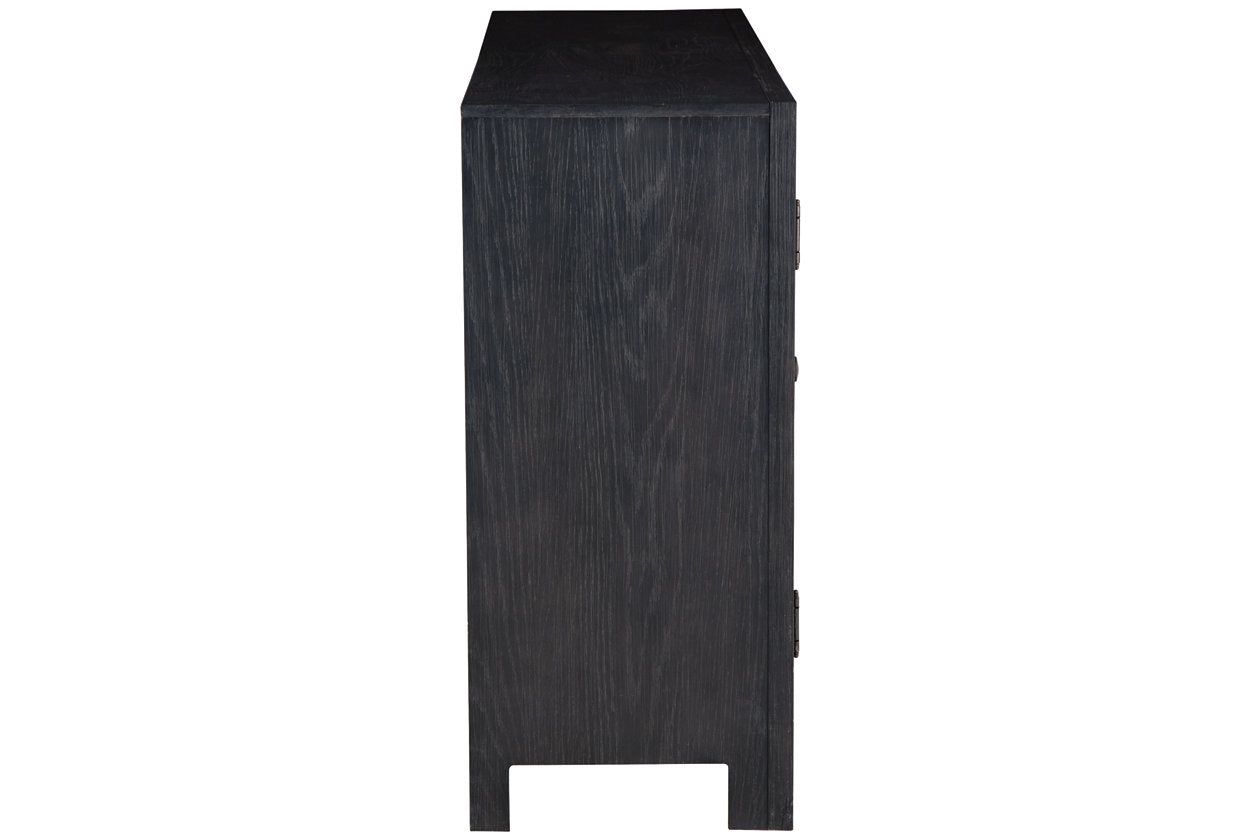 Lenston Black/Gray Accent Cabinet - A4000508 - Luna Furniture - Dallas Store