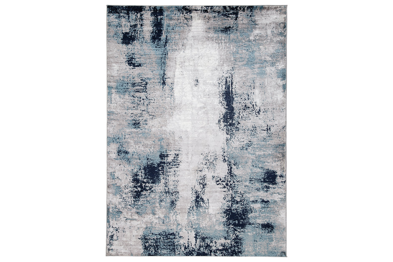 Leonelle Cream/Blue/Gray Large Rug - R404871 - Luna Furniture - Dallas Store