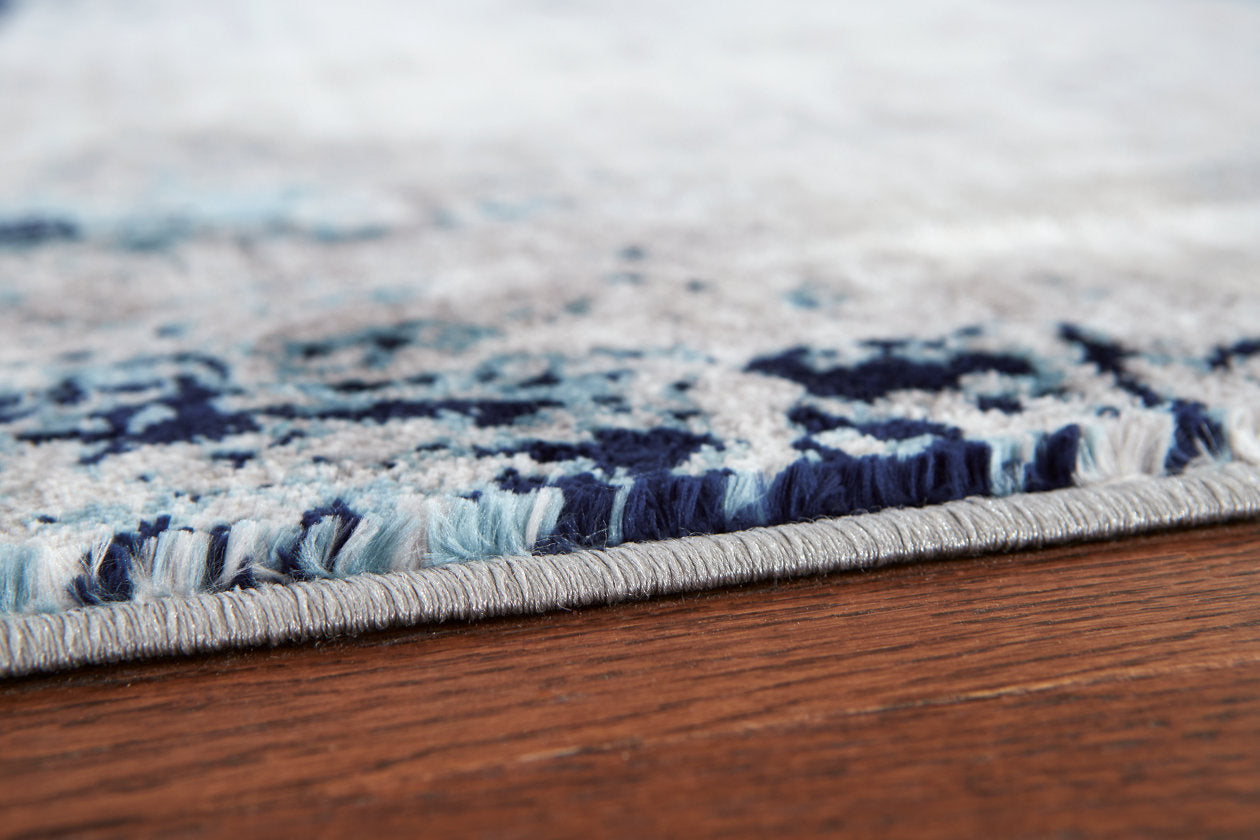 Leonelle Cream/Blue/Gray Medium Rug - R404872 - Luna Furniture - Dallas Store