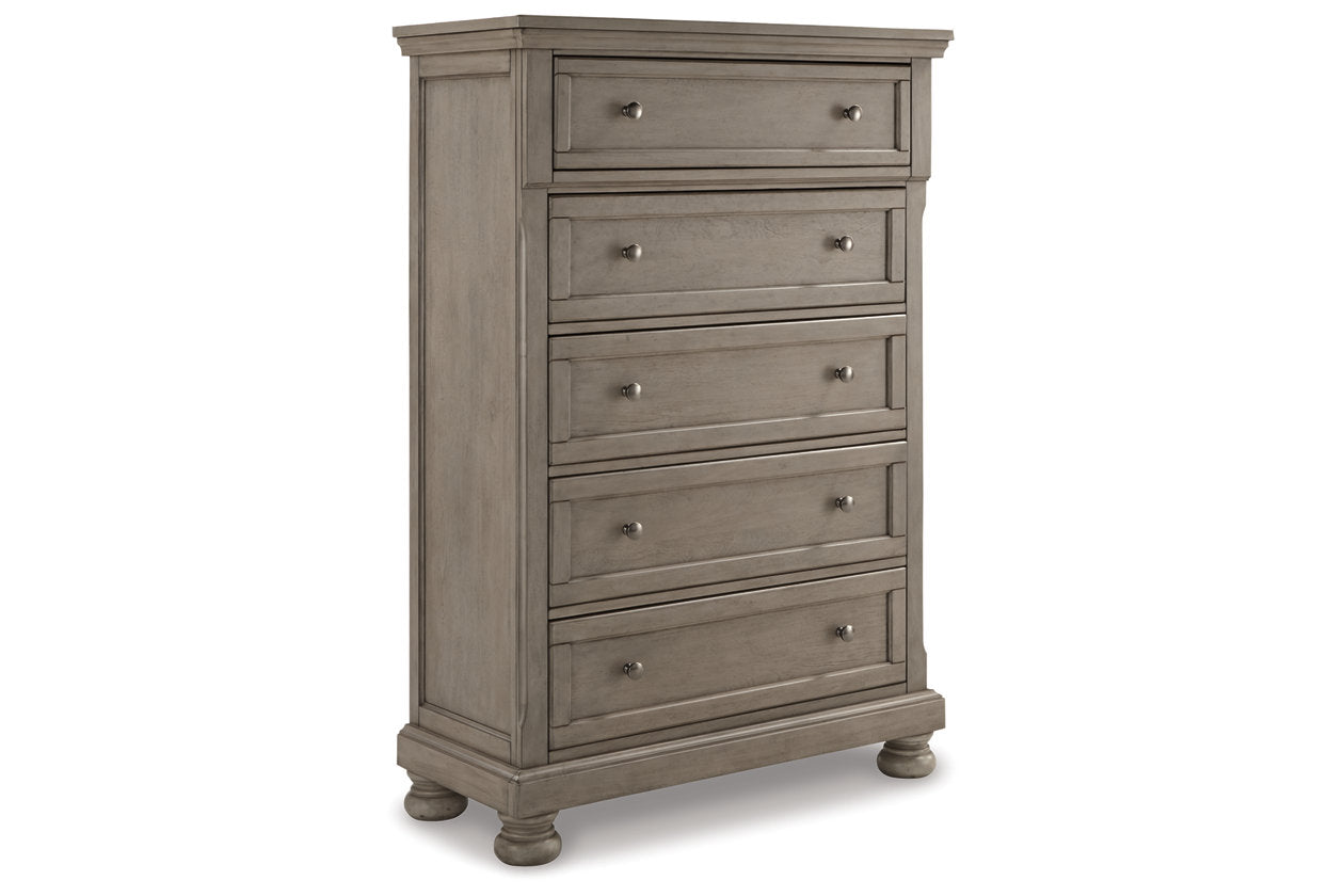 Lettner Light Gray Chest of Drawers - B733-46 - Luna Furniture - Dallas Store