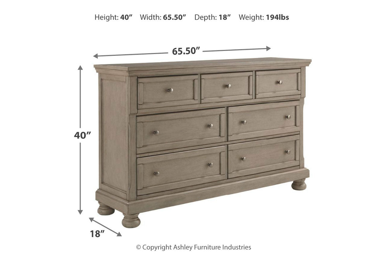 Lettner Light Gray Dresser - B733-31 - Luna Furniture - Dallas Store