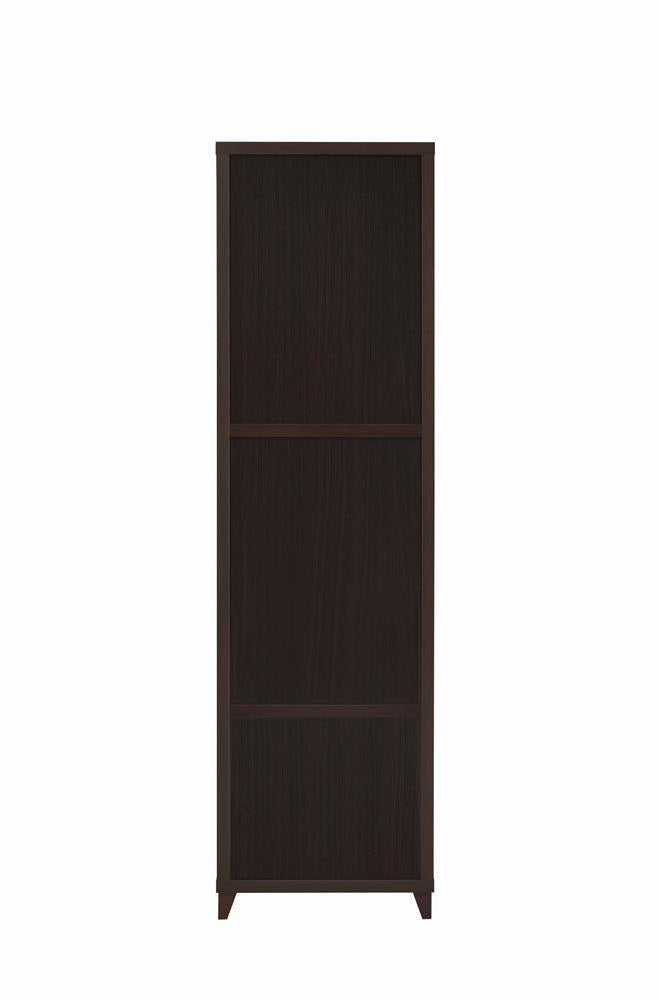 Lewes Cappuccino 2-Drawer Media Tower - 700882 - Luna Furniture - Dallas Store