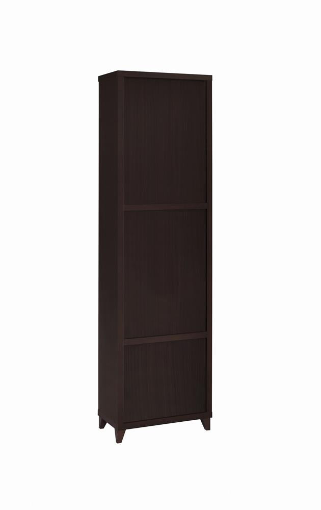 Lewes Cappuccino 2-Drawer Media Tower - 700882 - Luna Furniture - Dallas Store