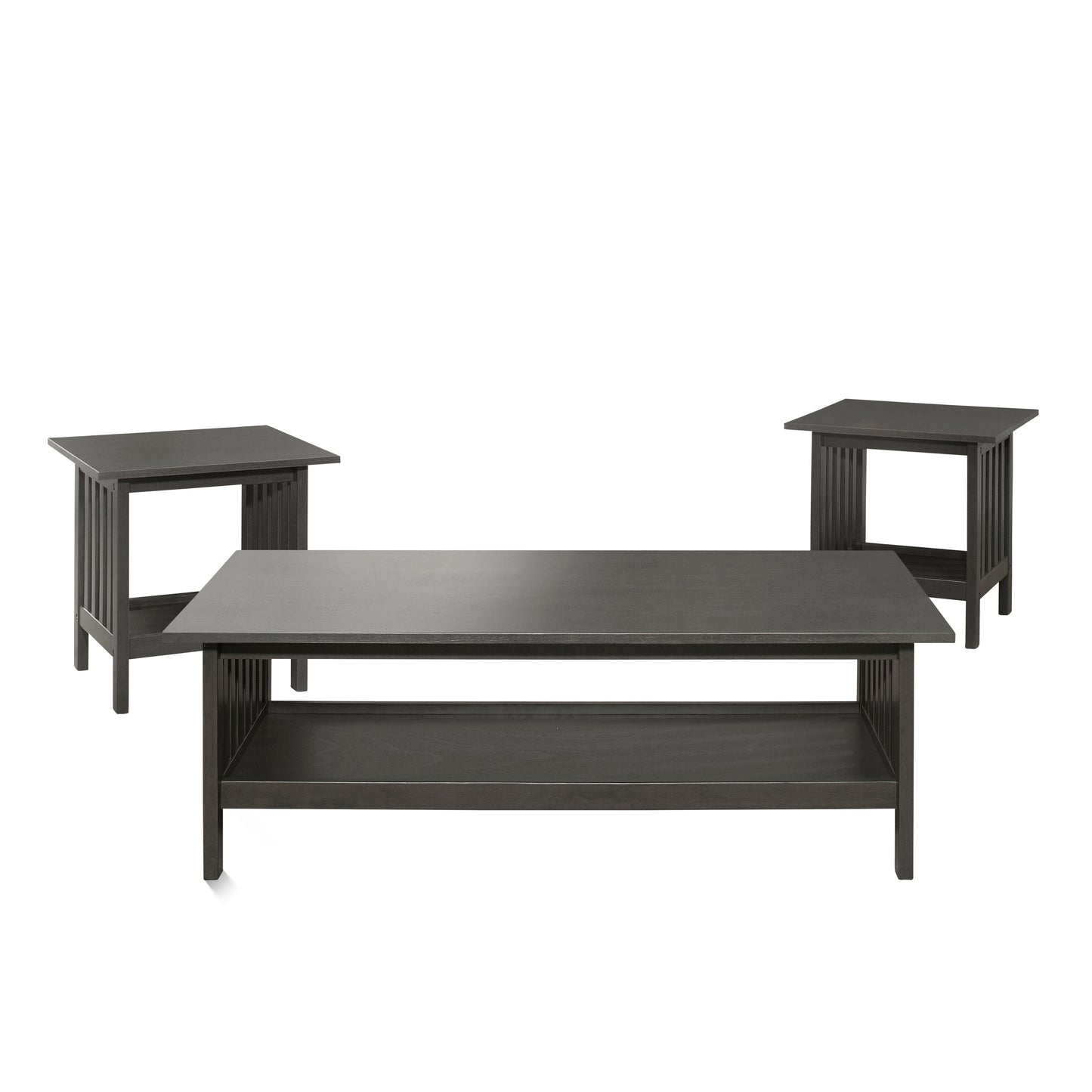 Lewiston Antique Gray 3-Piece Pack Occasional Set - 1104-31 - Luna Furniture - Dallas Store