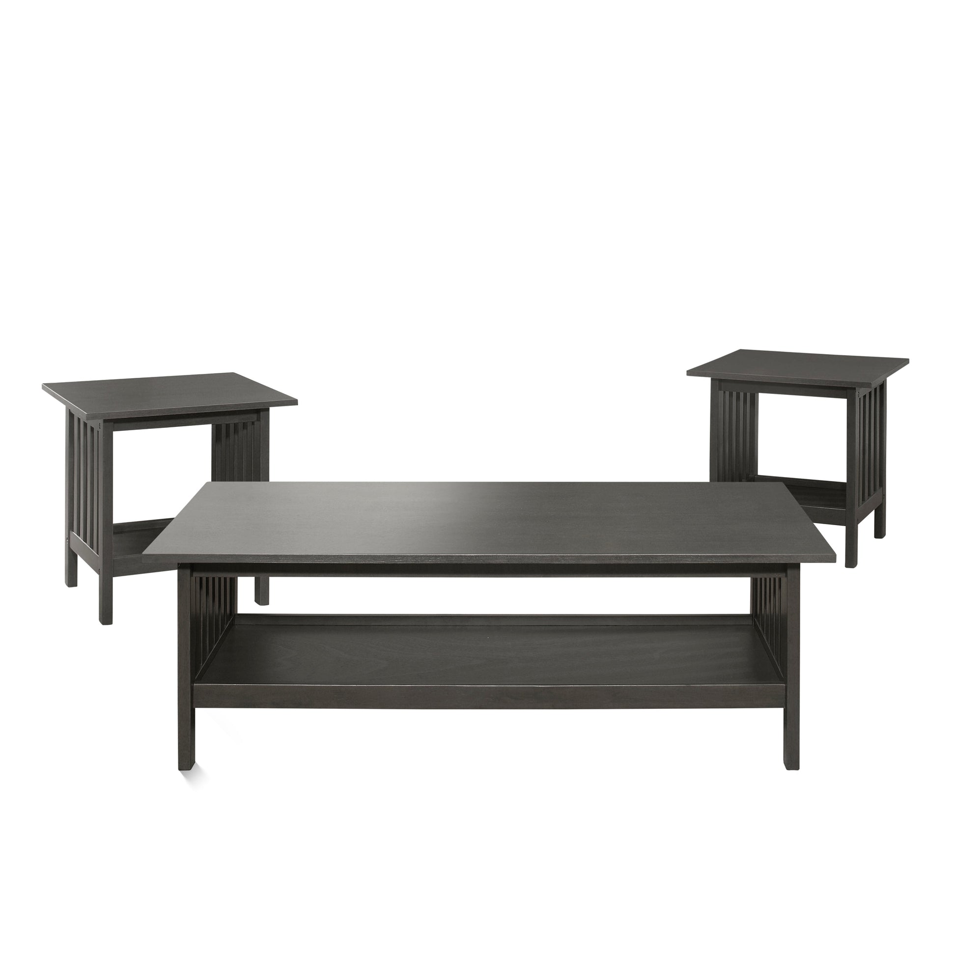 Lewiston Antique Gray 3-Piece Pack Occasional Set - 1104-31 - Luna Furniture - Dallas Store