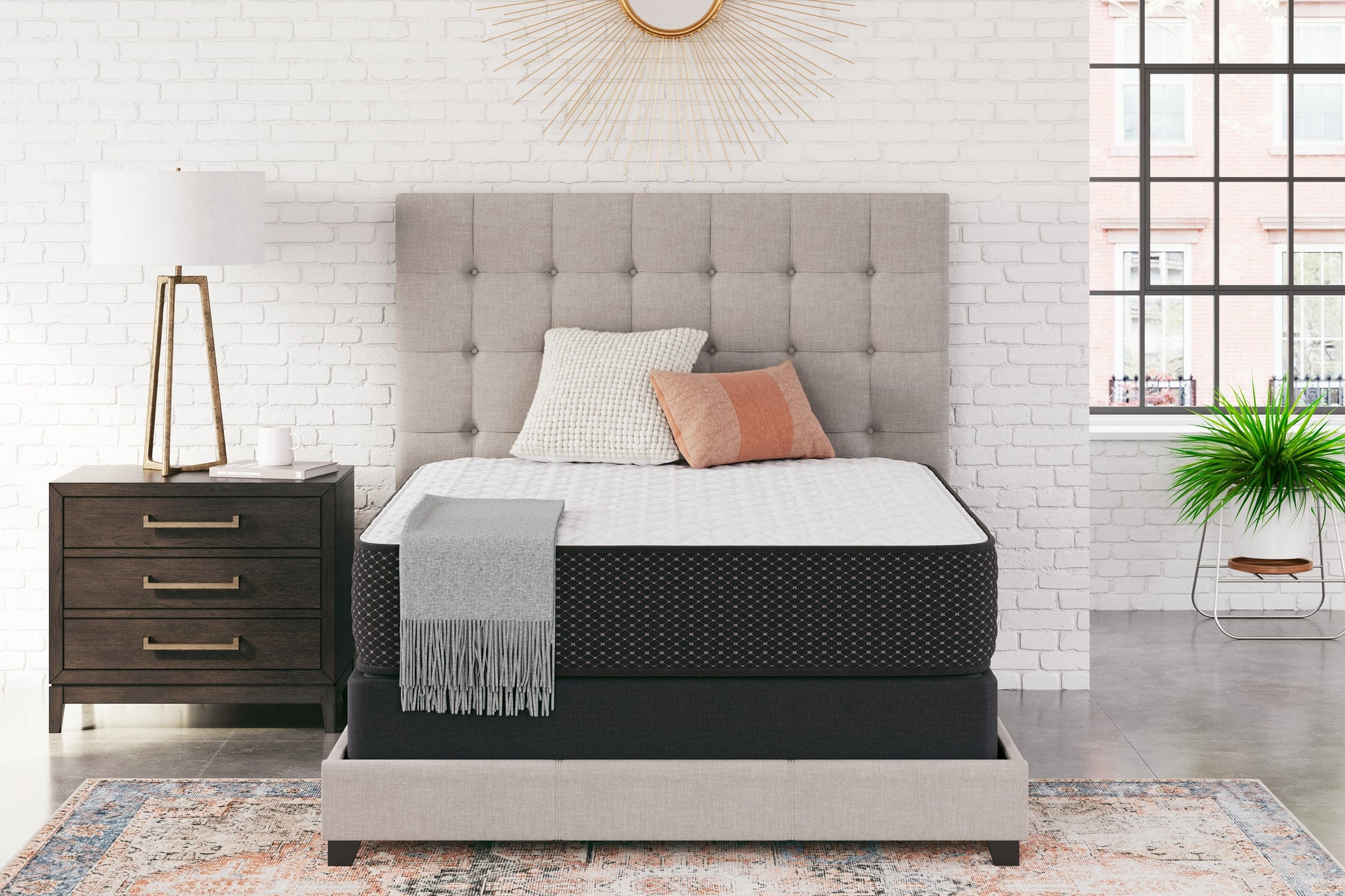 Limited Edition Firm White Queen Mattress - M41031 - Luna Furniture - Dallas Store
