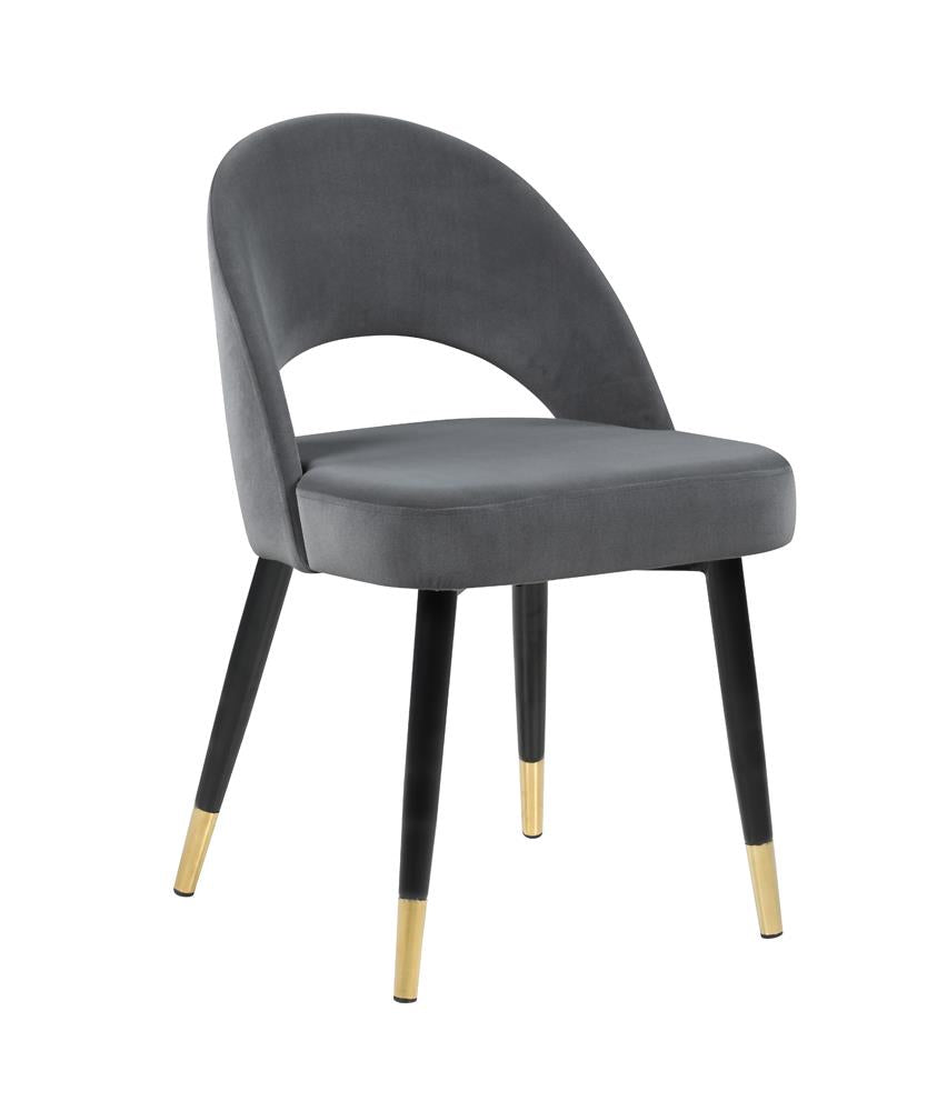 Lindsey Gray Arched Back Upholstered Side Chairs, Set of 2 - 192542 - Luna Furniture - Dallas Store