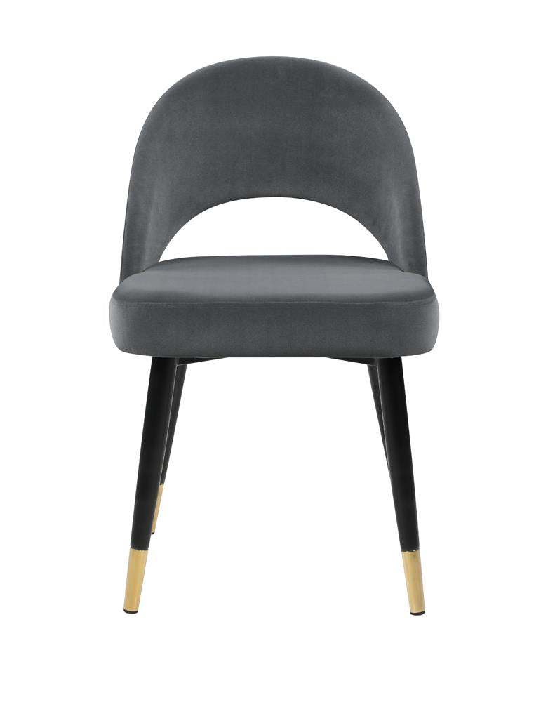 Lindsey Gray Arched Back Upholstered Side Chairs, Set of 2 - 192542 - Luna Furniture - Dallas Store