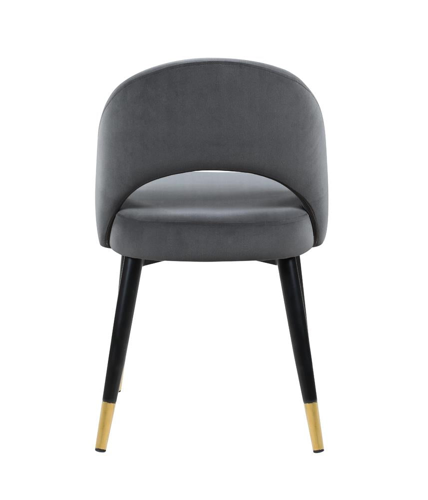Lindsey Gray Arched Back Upholstered Side Chairs, Set of 2 - 192542 - Luna Furniture - Dallas Store