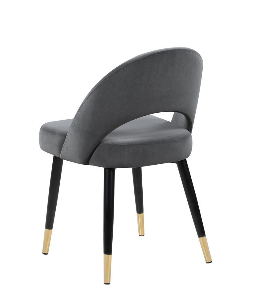 Lindsey Gray Arched Back Upholstered Side Chairs, Set of 2 - 192542 - Luna Furniture - Dallas Store
