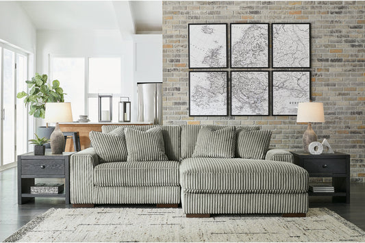 Lindyn Fog 2-Piece RAF Sofa Chaise - SET | 2110517 | 2110564 - Luna Furniture - Dallas Store