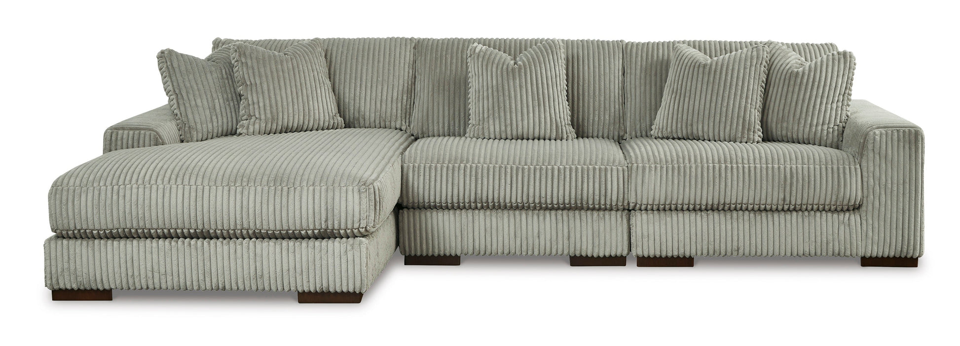 Lindyn Fog 3-Piece LAF Sectional - SET | 2110516 | 2110565 | 2110546 - Luna Furniture - Dallas Store