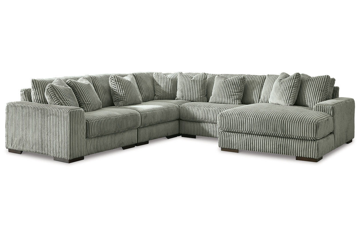 Lindyn Fog 5-Piece RAF Sectional - SET | 2110517 | 2110564 | 2110577 | 2110546(2) - Luna Furniture - Dallas Store