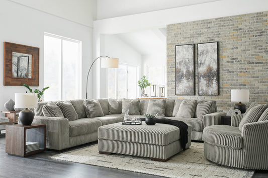 Lindyn Fog 5-Piece Sectional - SET | 2110564 | 2110565 | 2110577 | 2110546(2) - Luna Furniture - Dallas Store
