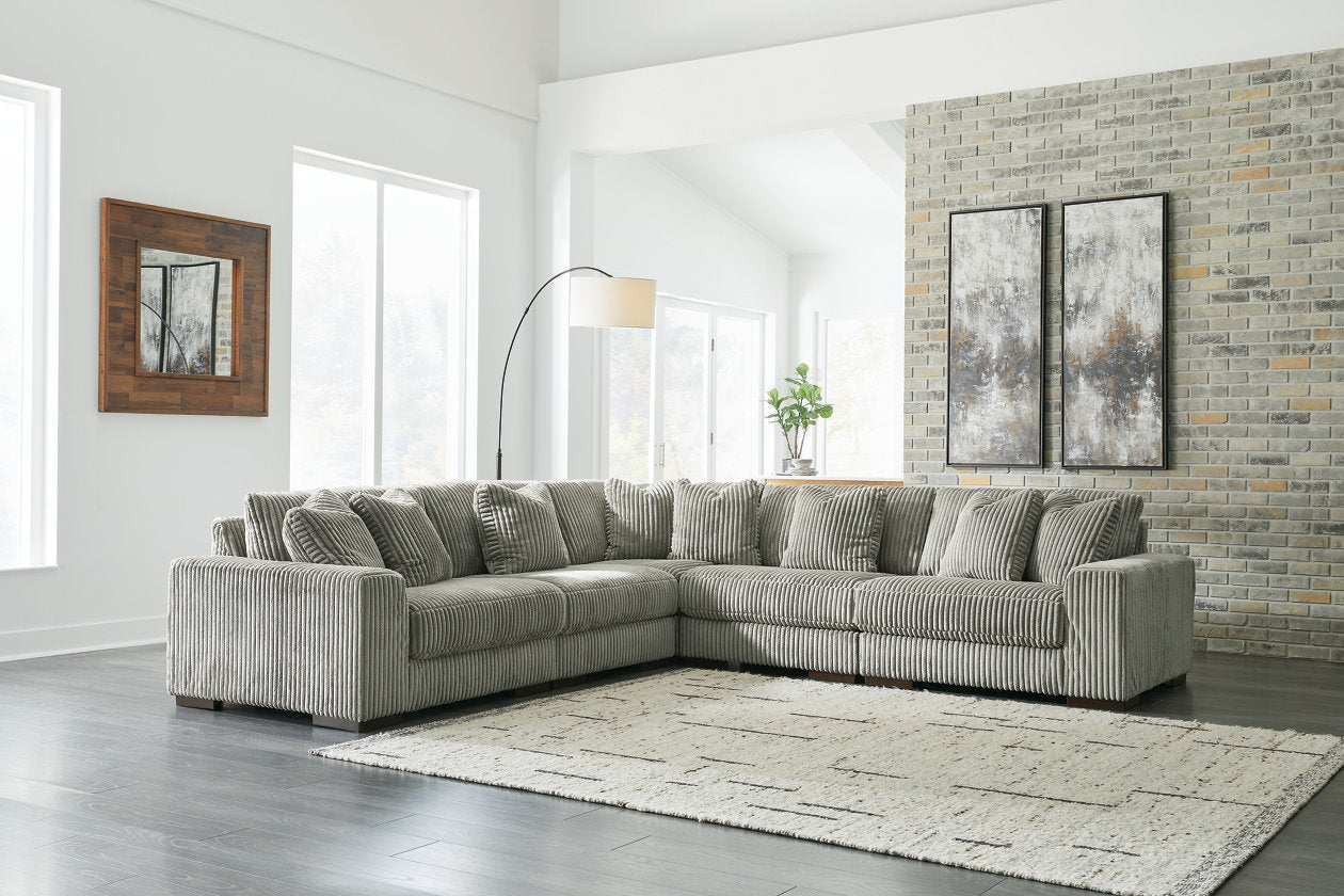 Lindyn Fog 5-Piece Sectional - SET | 2110564 | 2110565 | 2110577 | 2110546(2) - Luna Furniture - Dallas Store