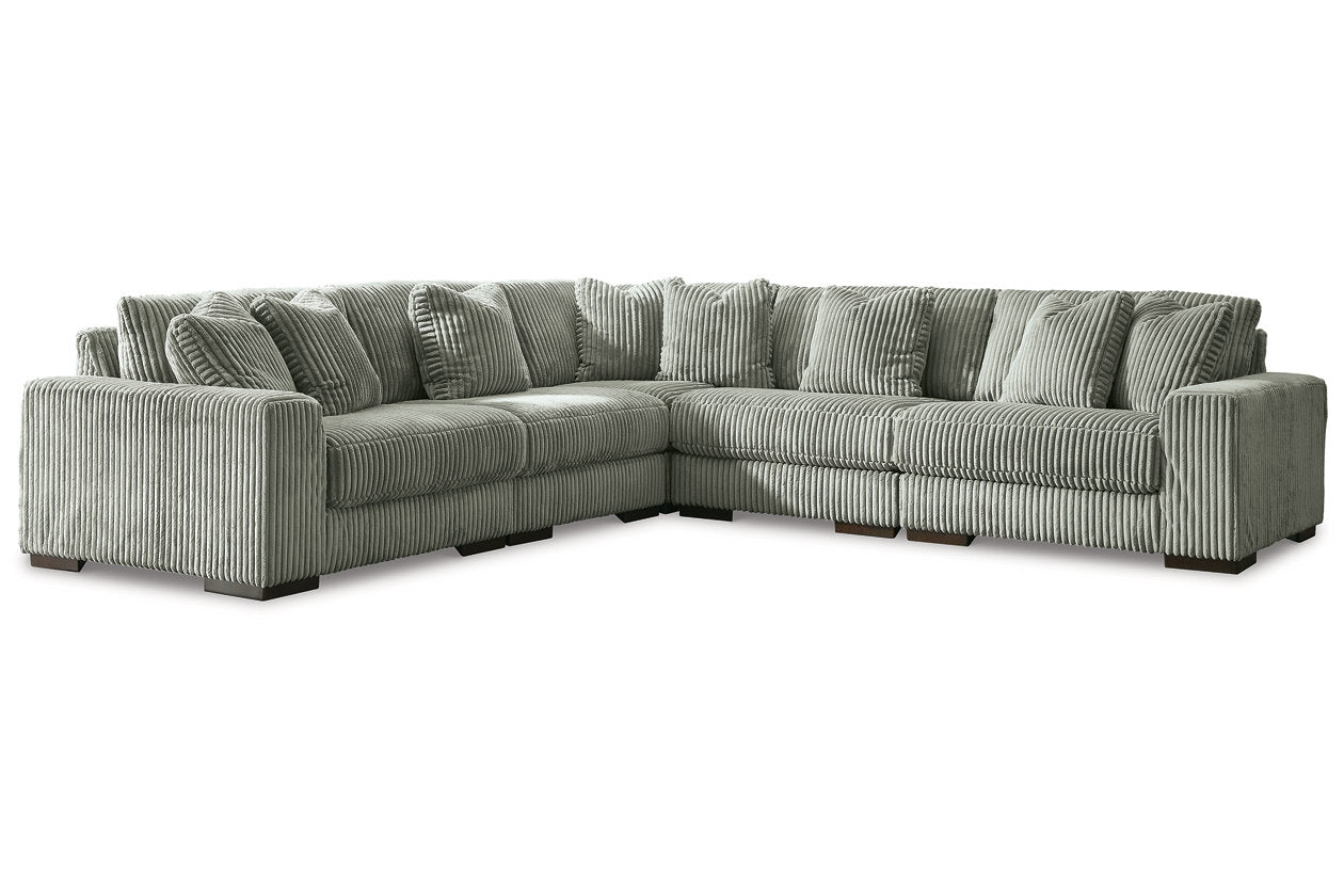 Lindyn Fog 5-Piece Sectional - SET | 2110564 | 2110565 | 2110577 | 2110546(2) - Luna Furniture - Dallas Store