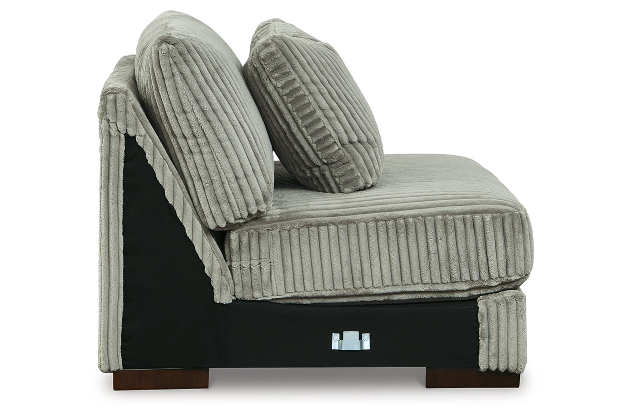 Lindyn Fog Armless Chair - 2110546 - Luna Furniture - Dallas Store