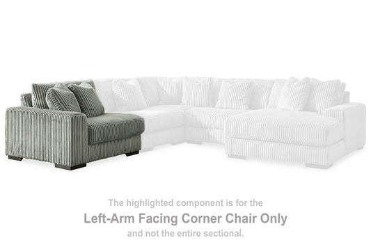 Lindyn Fog Left-Arm Facing Corner Chair - 2110564 - Luna Furniture - Dallas Store