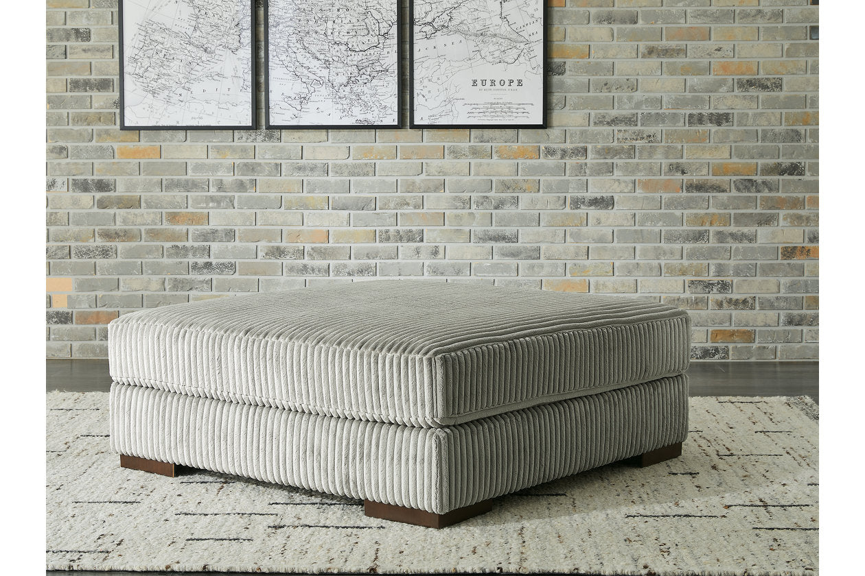 Lindyn Fog Oversized Accent Ottoman - 2110508 - Luna Furniture - Dallas Store