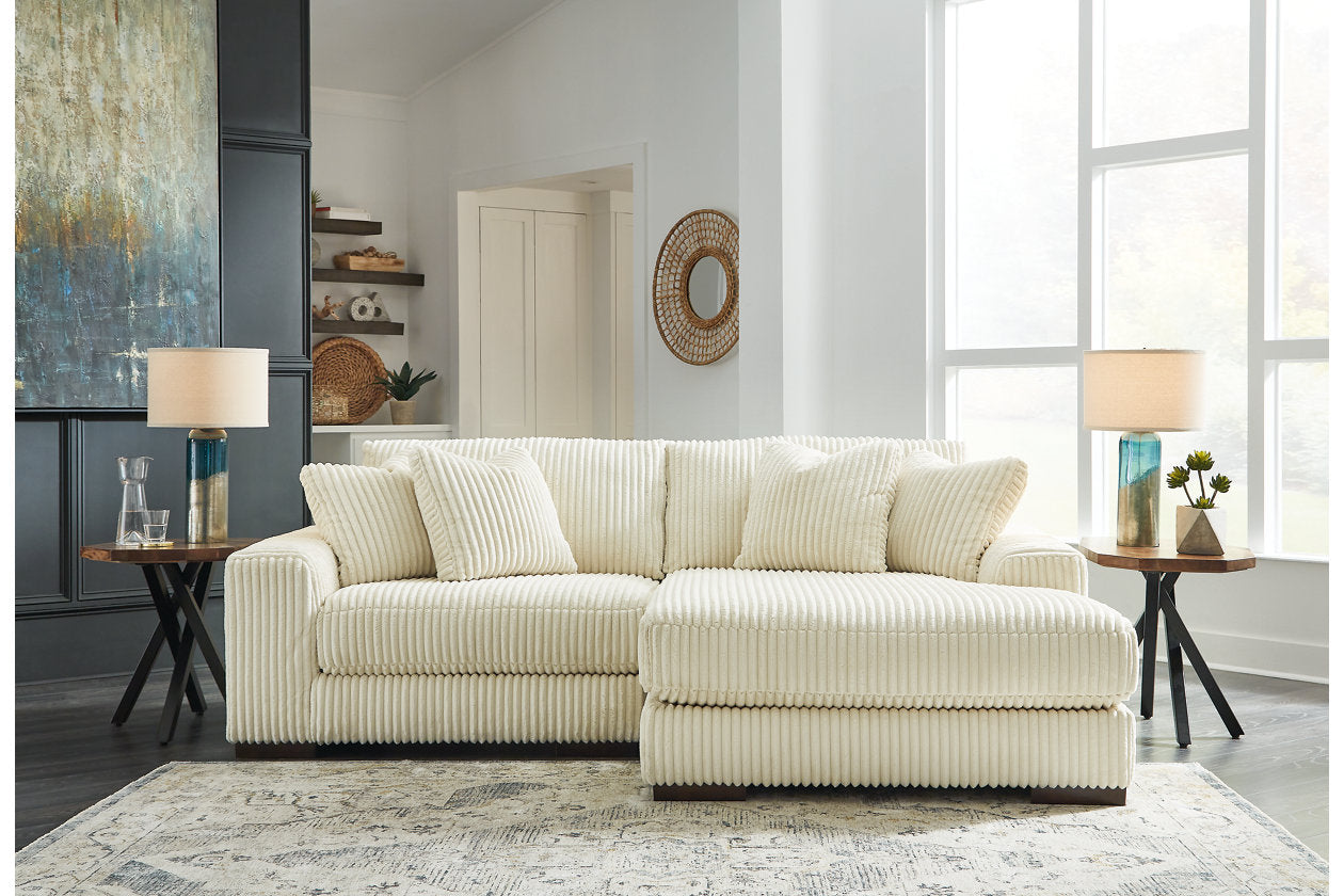 Lindyn Ivory 2-Piece RAF Sofa Chaise - SET | 2110417 | 2110464 - Luna Furniture - Dallas Store