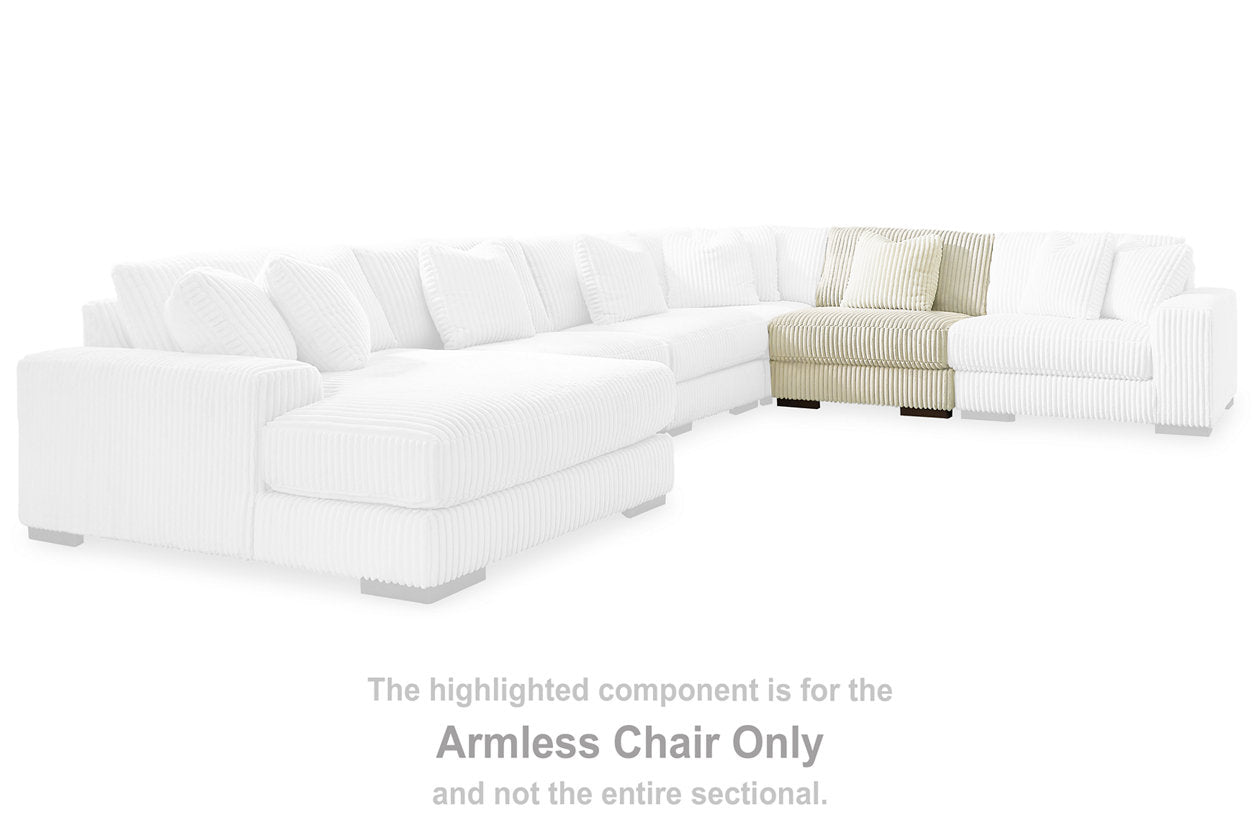 Lindyn Ivory Armless Chair - 2110446 - Luna Furniture - Dallas Store