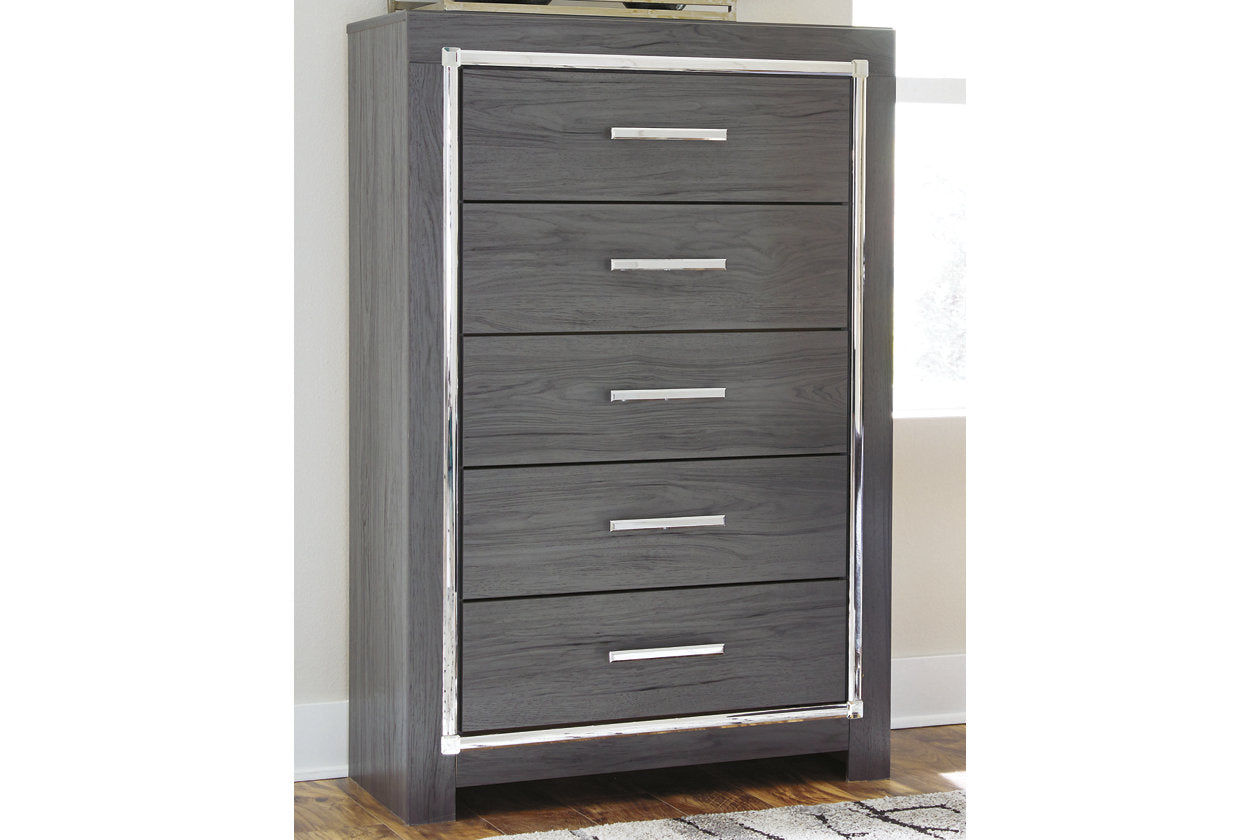 Lodanna Gray Chest of Drawers - B214-46 - Luna Furniture - Dallas Store