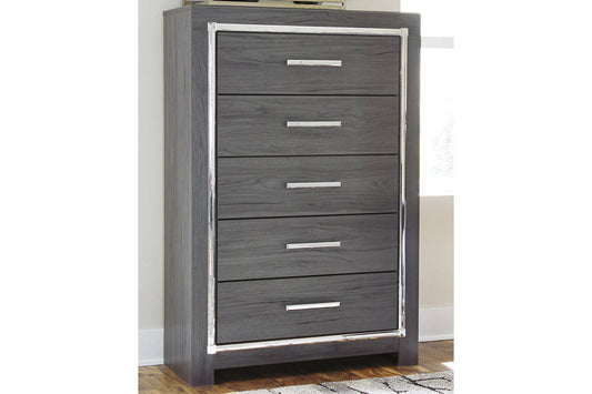 Lodanna Gray Chest of Drawers - B214-46 - Luna Furniture - Dallas Store