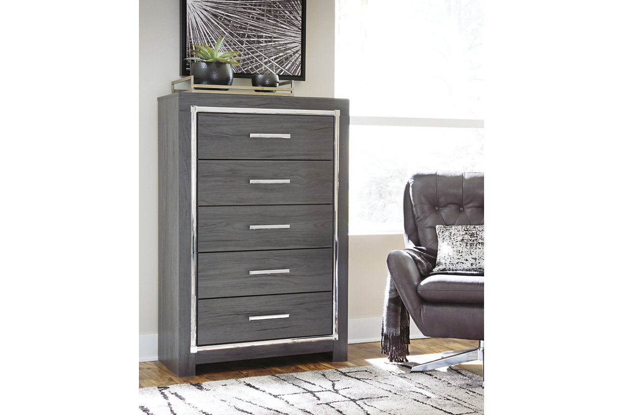 Lodanna Gray Chest of Drawers - B214-46 - Luna Furniture - Dallas Store
