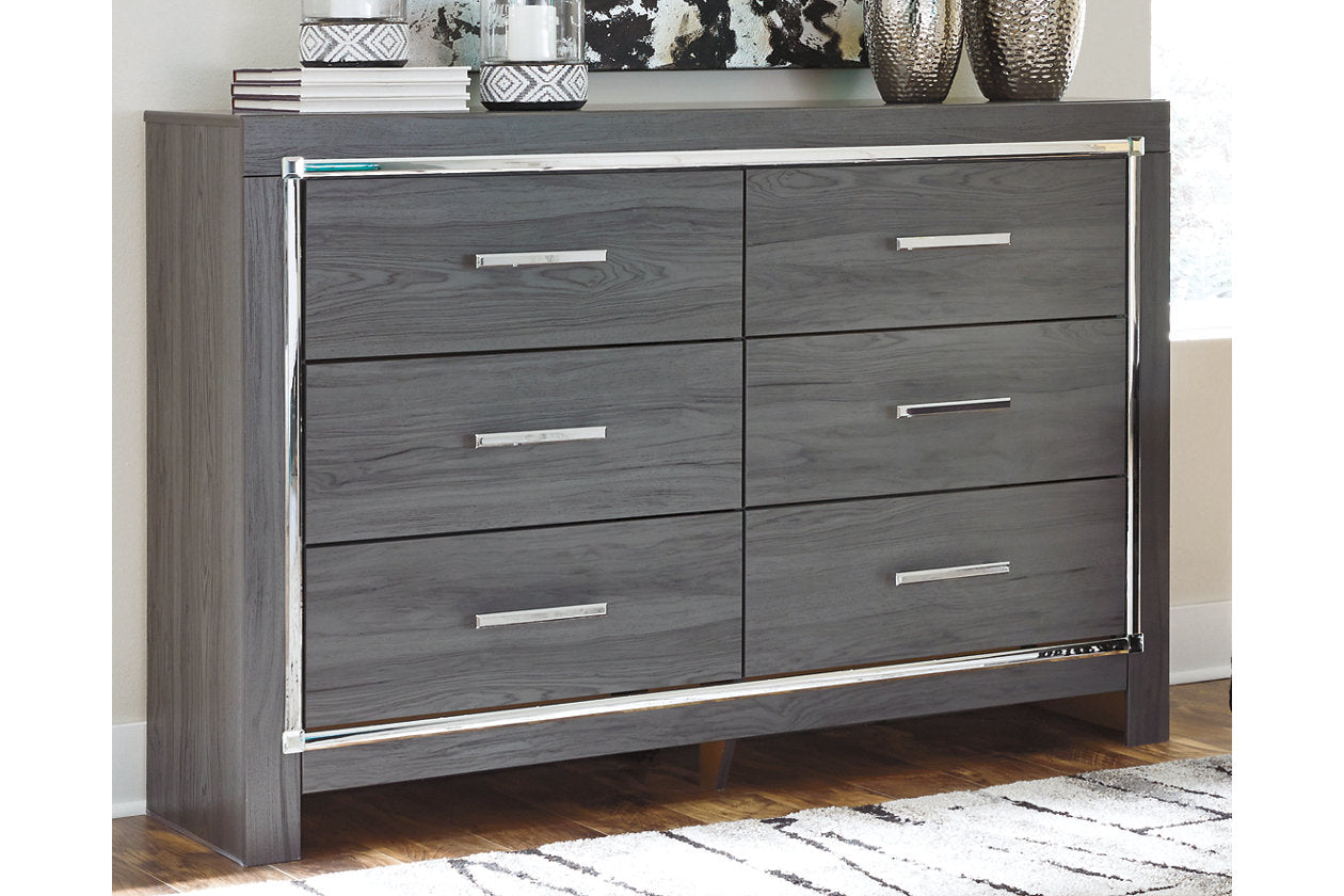 Lodanna Gray Dresser - B214-31 - Luna Furniture - Dallas Store
