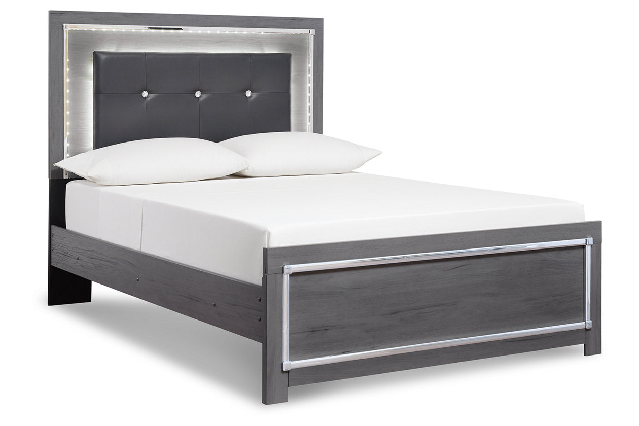 Lodanna Gray Full Panel Bed - SET | B214-84 | B214-86 | B214-87 - Luna Furniture - Dallas Store