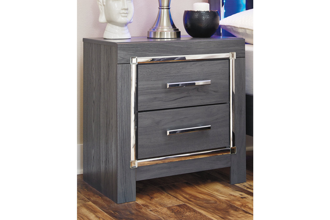 Lodanna Gray Nightstand - B214-92 - Luna Furniture - Dallas Store