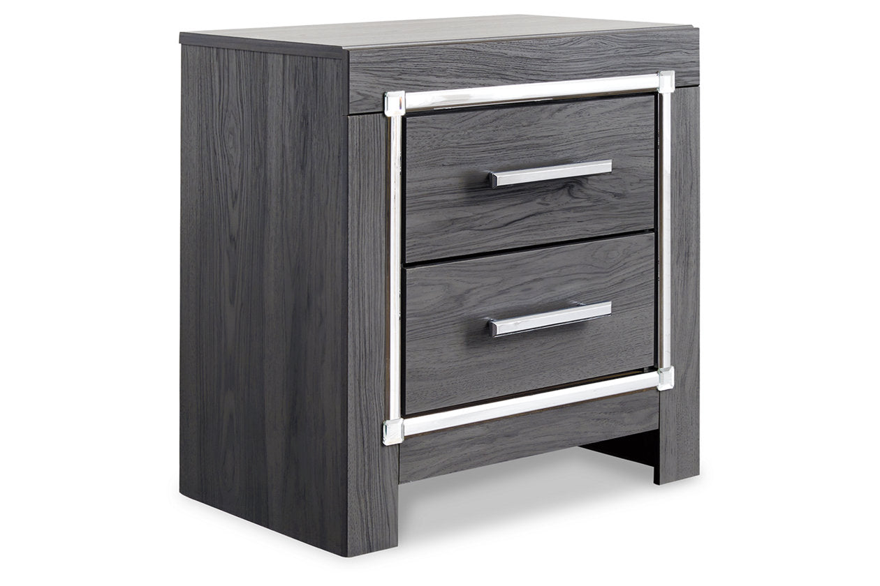 Lodanna Gray Nightstand - B214-92 - Luna Furniture - Dallas Store