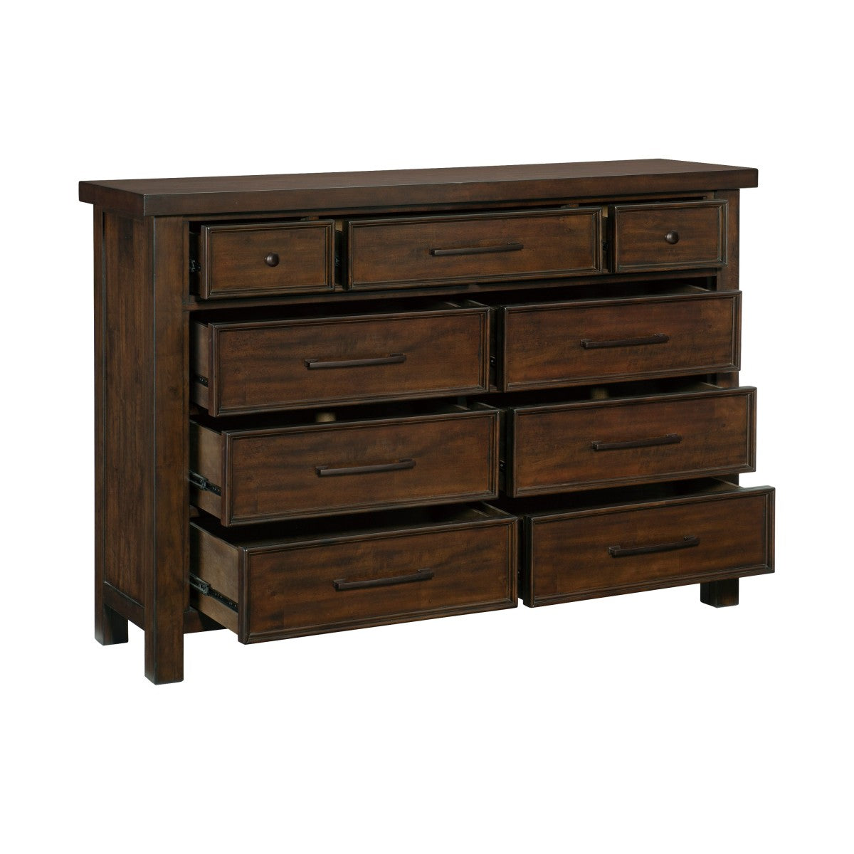 Logandale Brown Dresser - 1559-5 - Luna Furniture - Dallas Store