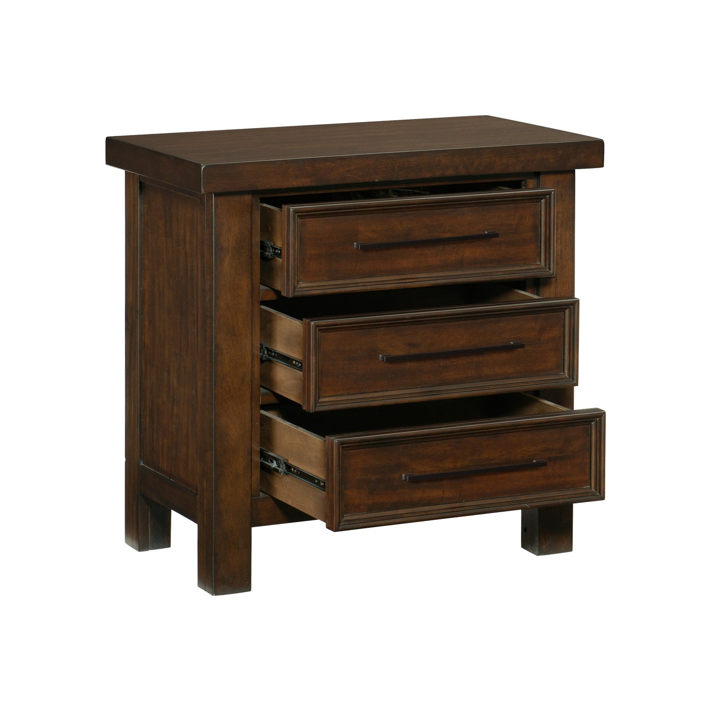 Logandale Brown Nightstand - 1559-4 - Luna Furniture - Dallas Store